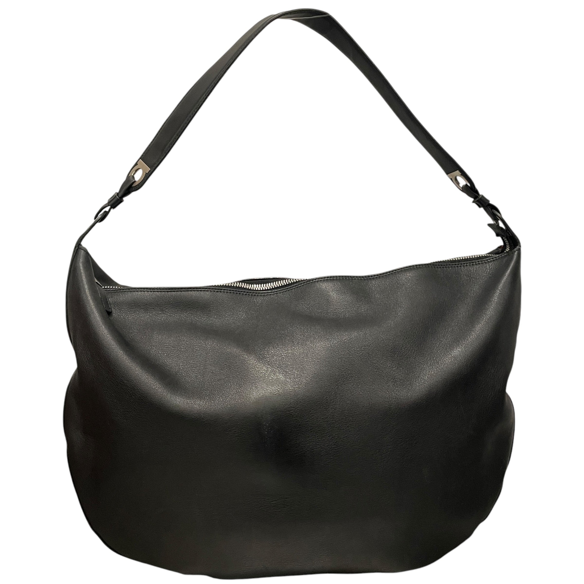 Salvatore Ferragamo/Bag/Leather/BLK/CRESCENT SHOULDER BAG view 1