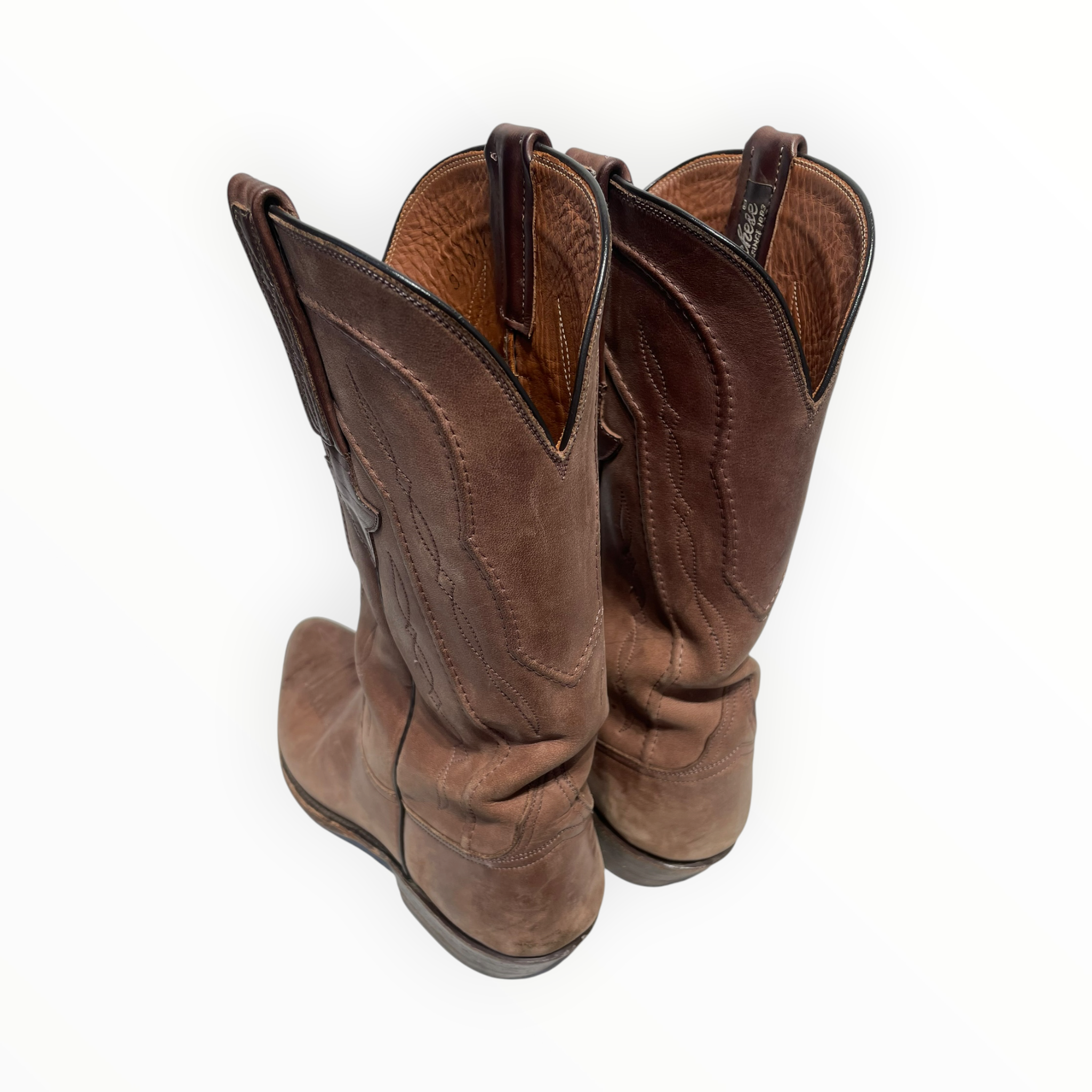 Lucchese/Cowboy Boots/US 9/Leather/BRW/cowboy boot view 2