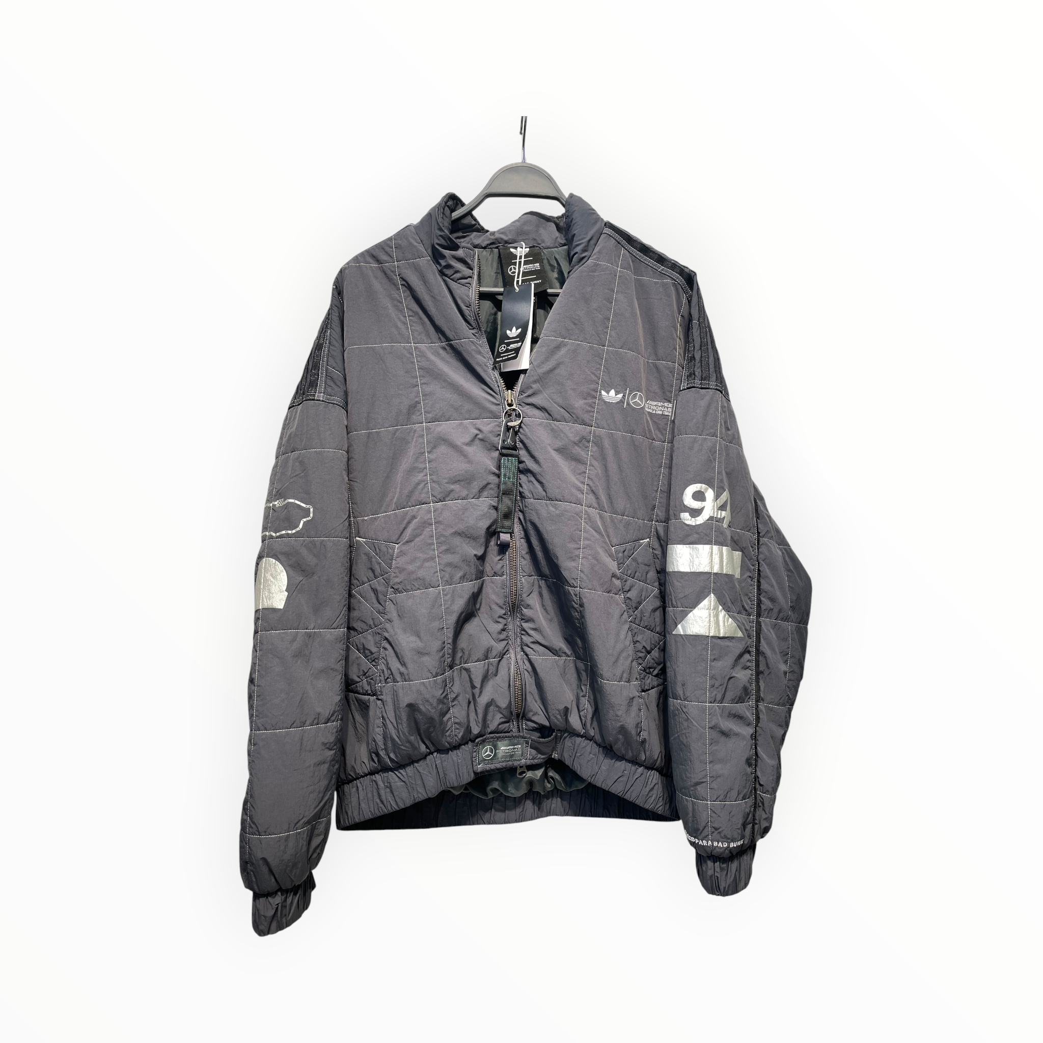 FEAR OF GOD/AMG/Quilted Jkt/L/Cotton/GRY/AMG PETRONAS PARA BAG BUNNY view 1