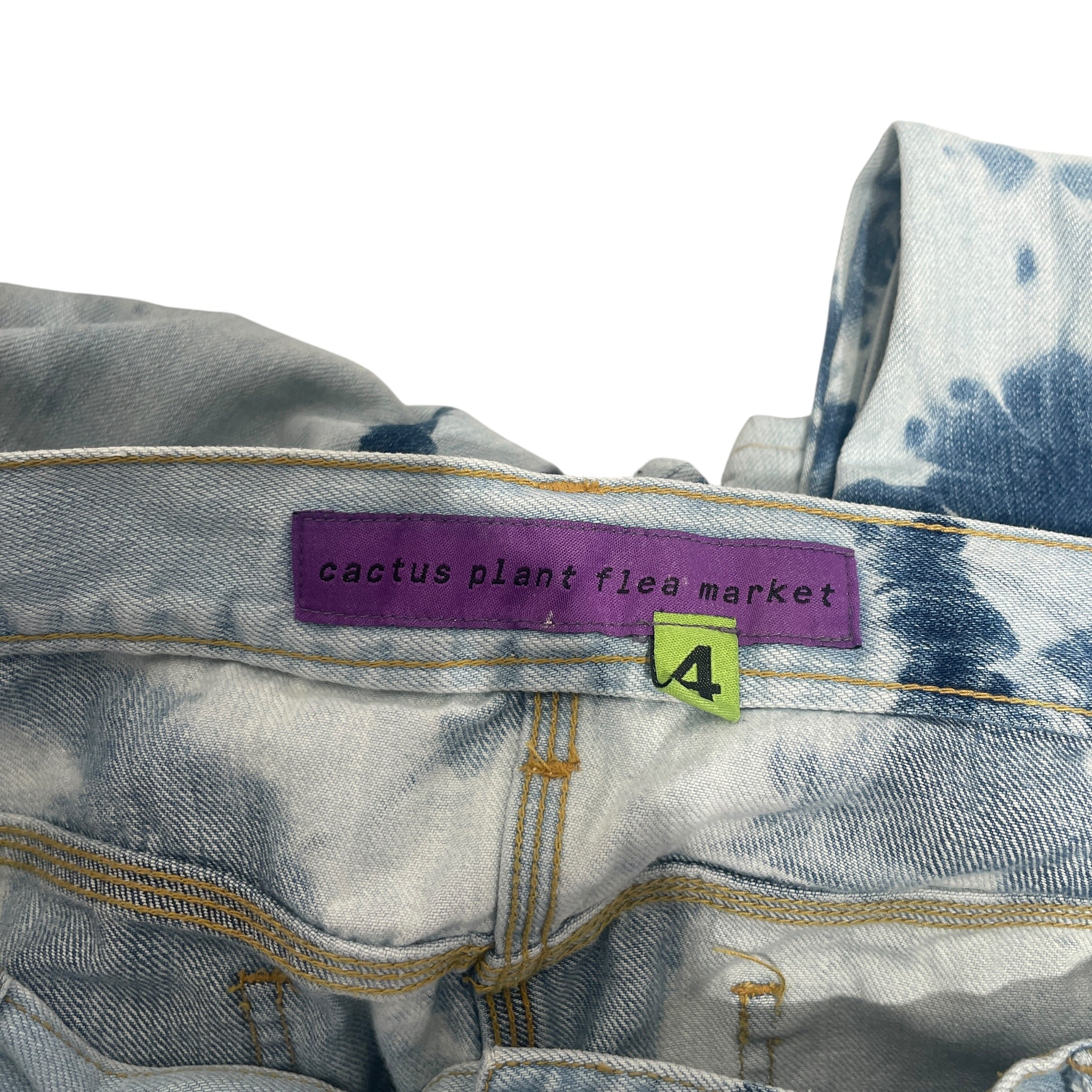 CACTUS PLANT FLEA MARKET/Straight Pants/4/Denim/IDG/All Over Print/ view 3