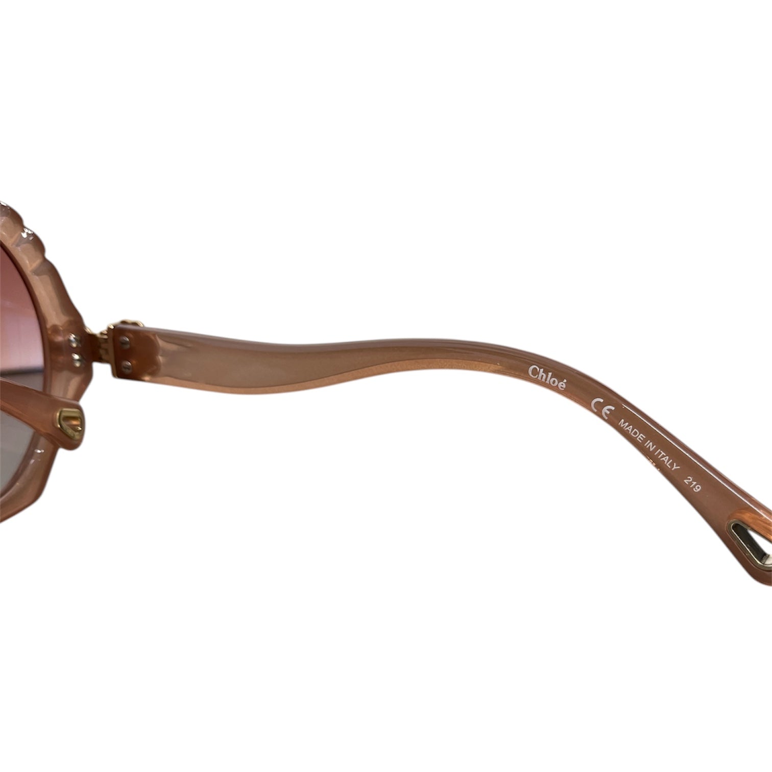 Chloe/Sunglasses/Plastic/PNK/round flower sunglasses view 4