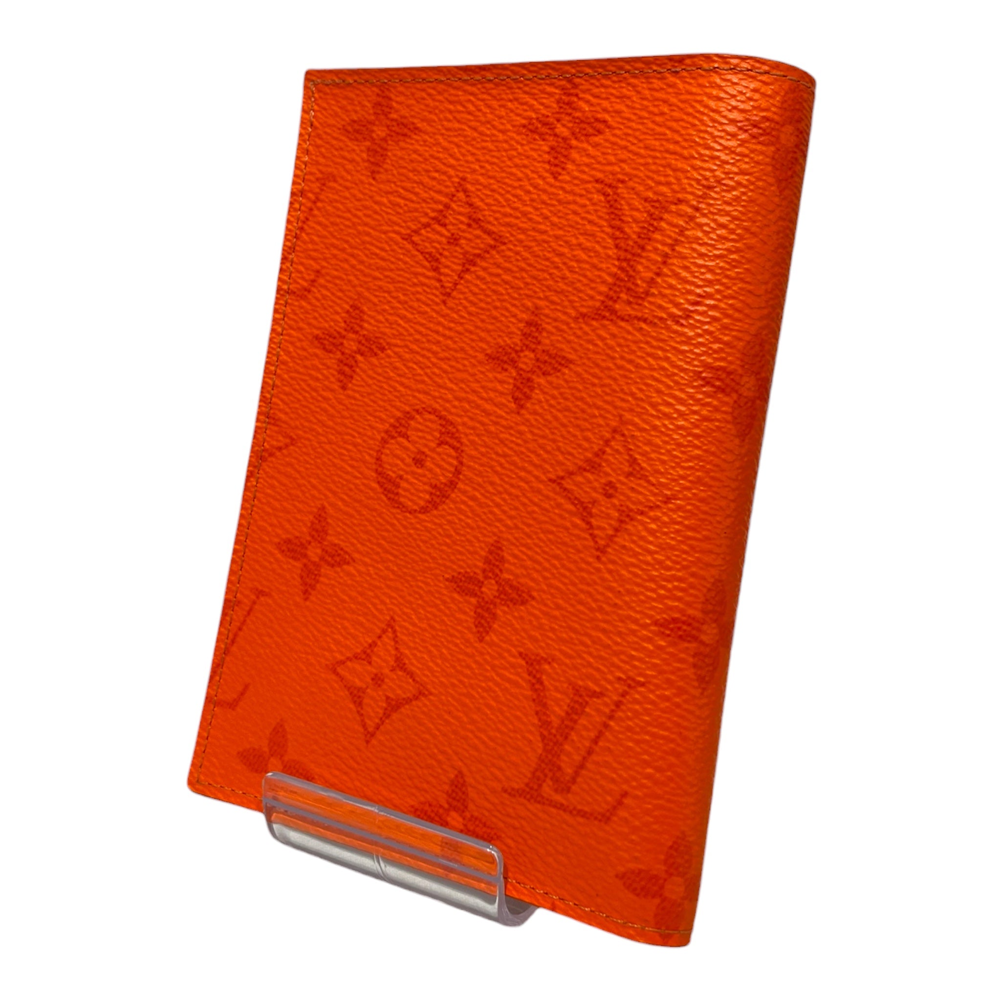 LOUIS VUITTON/Wallet/Monogram/Leather/ORN/LV booklet wallet orange mono view 2