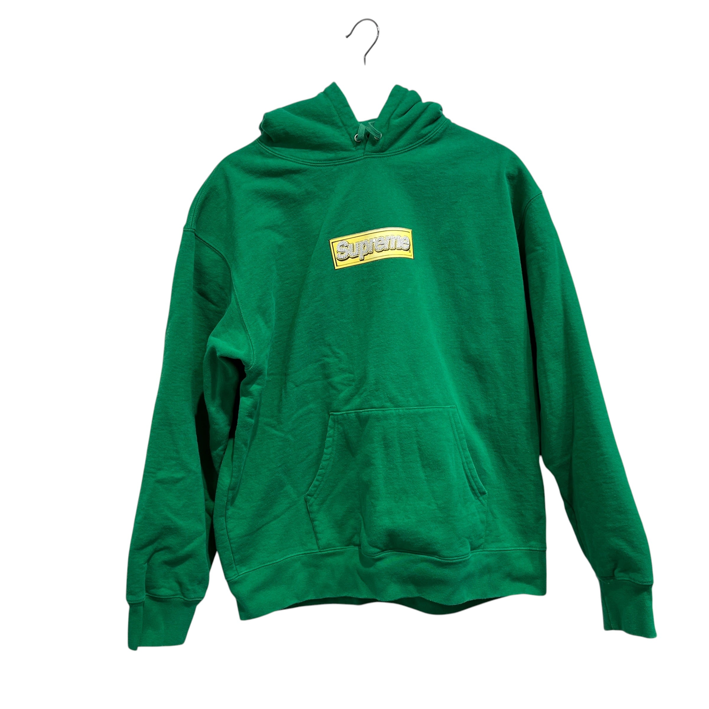 Supreme/Hoodie/L/Graphic/Cotton/GRN/Bling Box Logo view 1