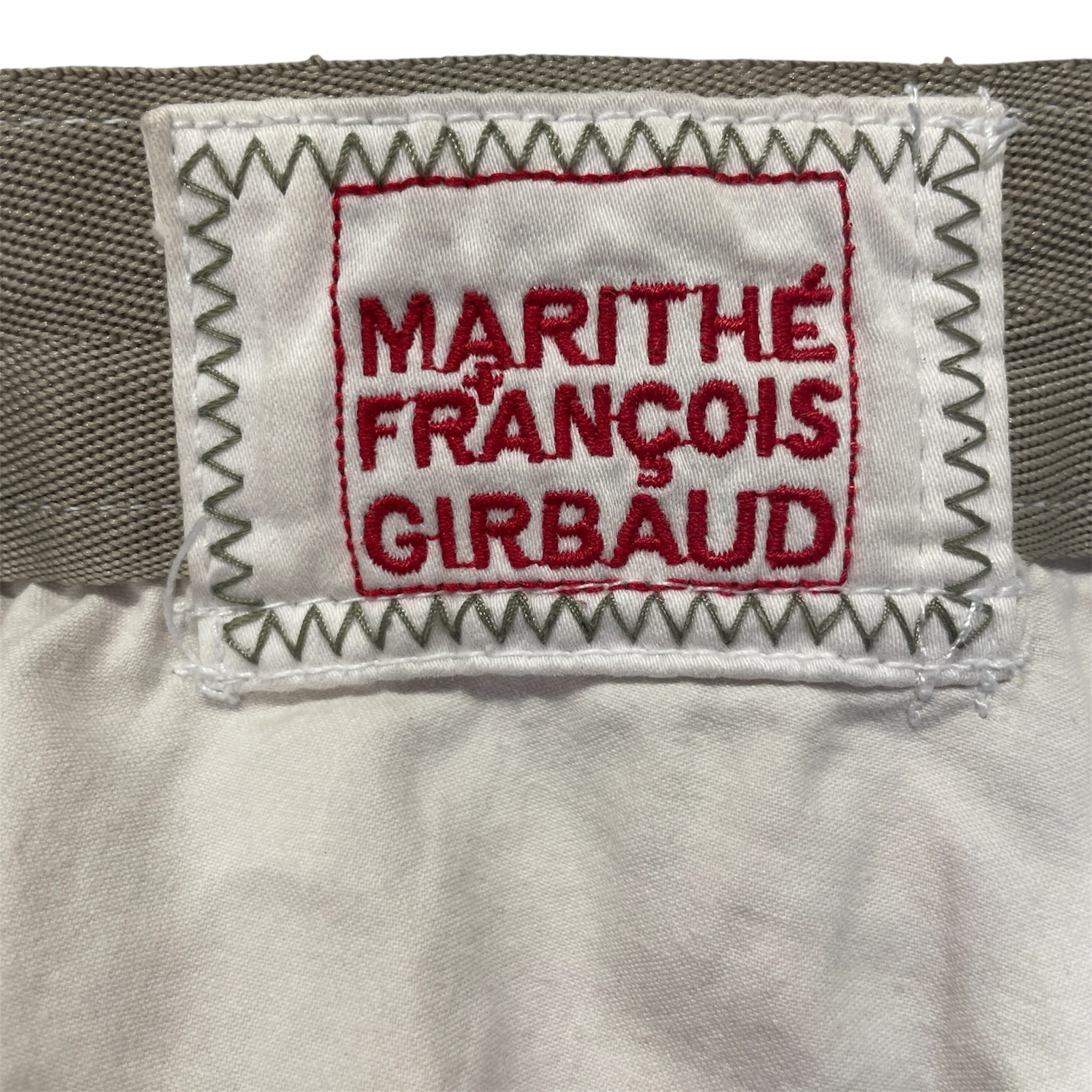 MARITHE FRANCOIS GIRBAUD/Shorts/28/Cotton/WHT/Early 2000s Bermuda Lock Short view 4