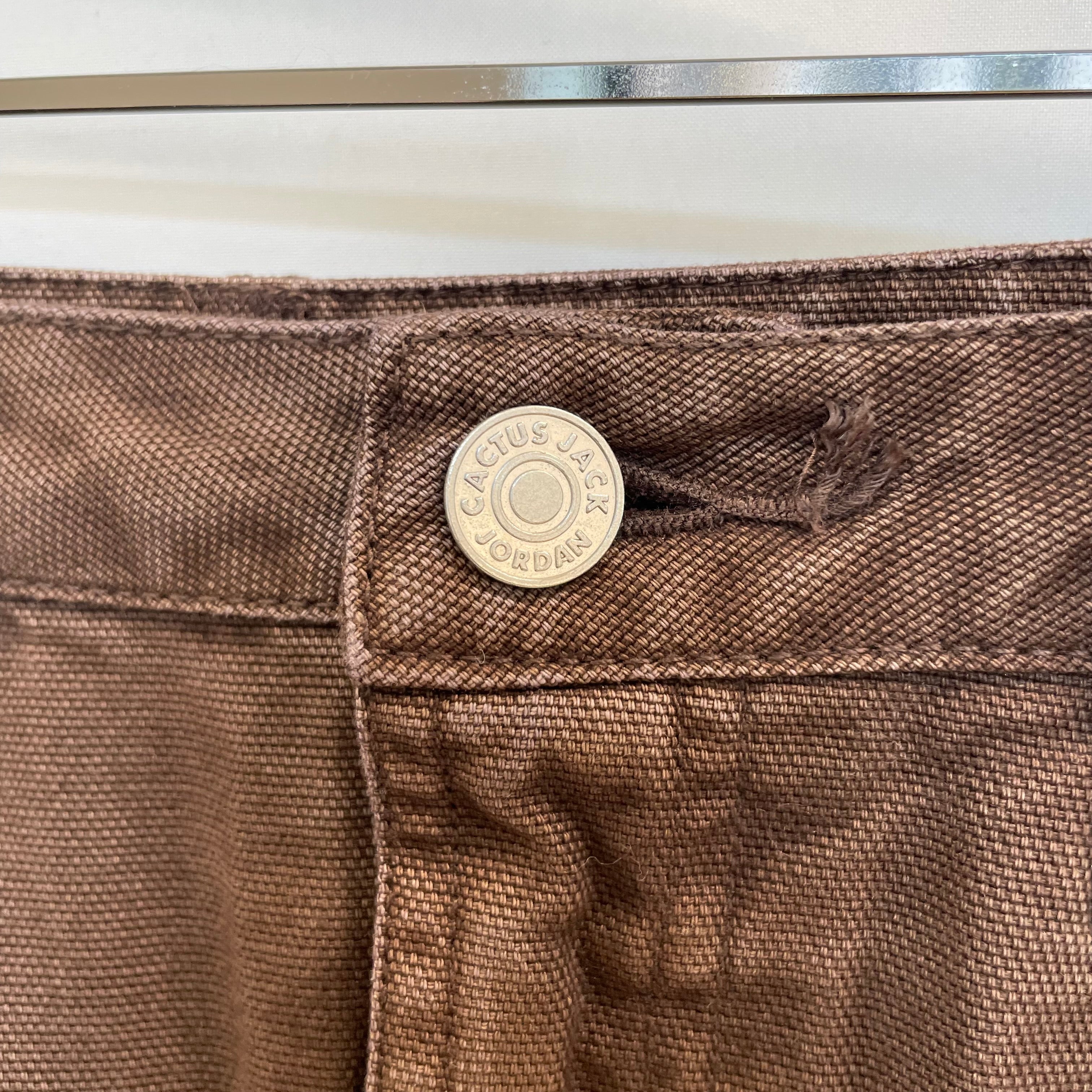 CACTUS JACK/air-J/Pants/M/Cotton/BRW/logo embroider back view 4