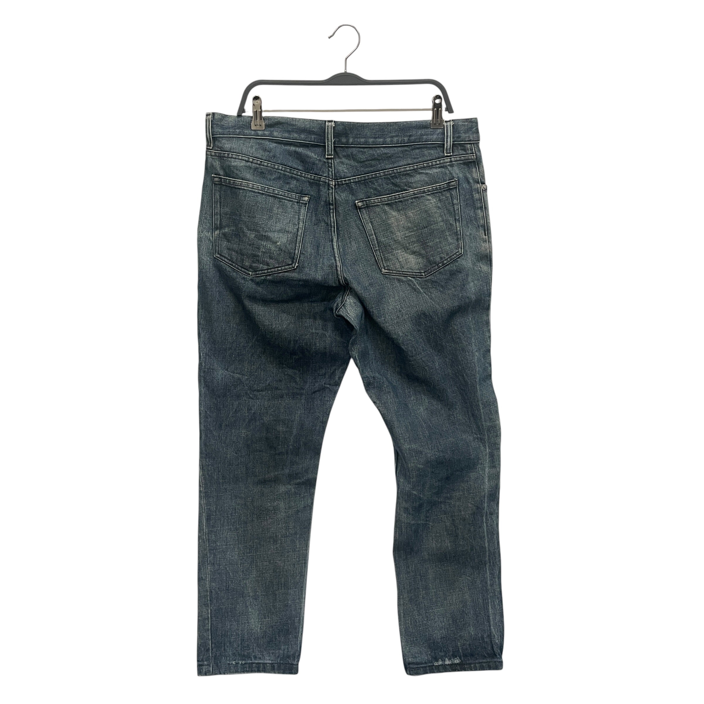 Helmut Lang/Vintage/Straight Pants/38/Cotton/IDG/Button Fly/1998 RAW DENIM view 2