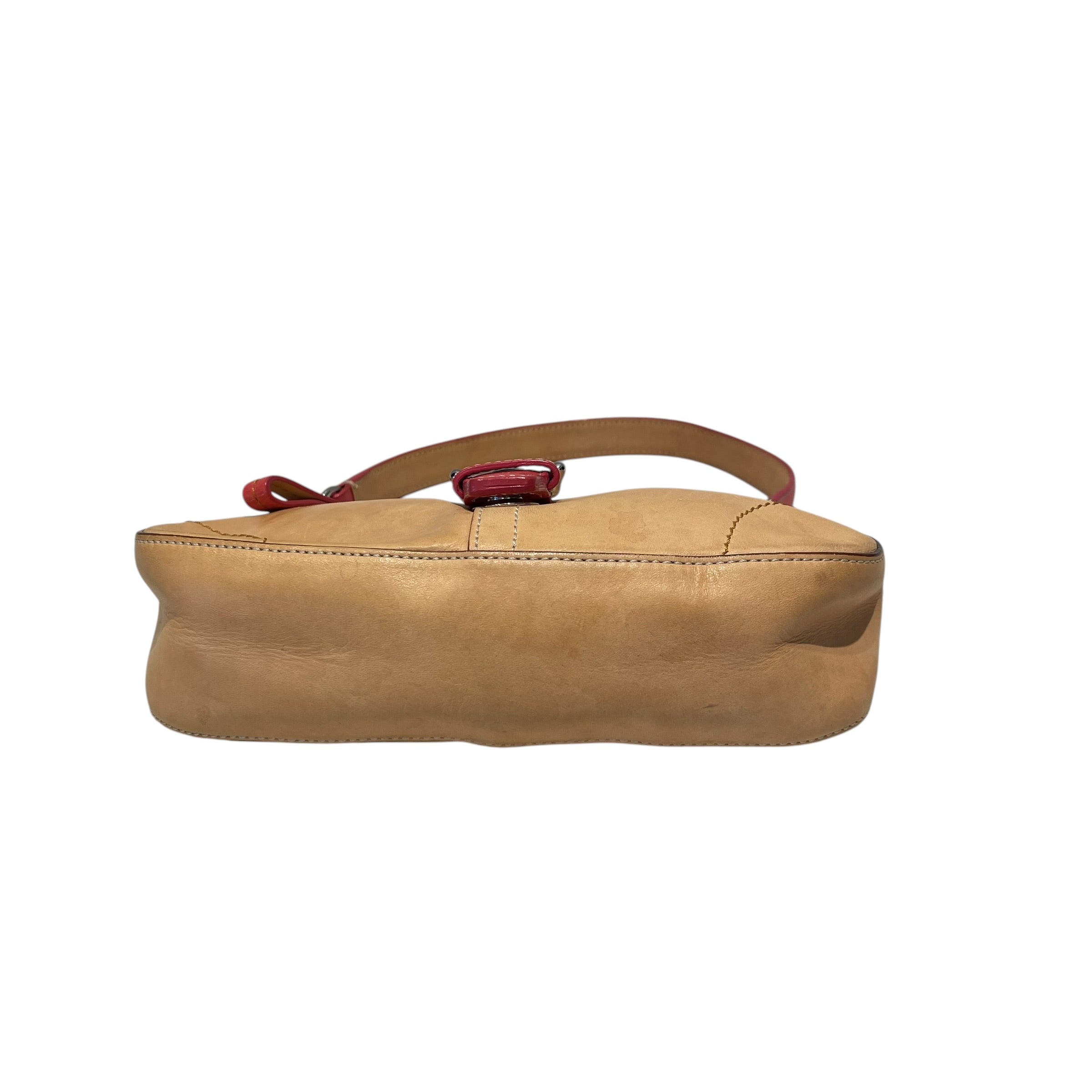 COACH/Hand Bag/Leather/BEG/Soho 'Demi Bagutte' view 3