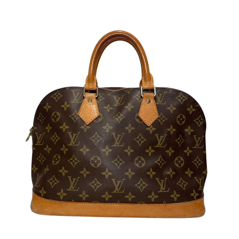 LOUIS VUITTON/Hand Bag/Monogram/Leather/BRW/ALMA PM MONOGRAM