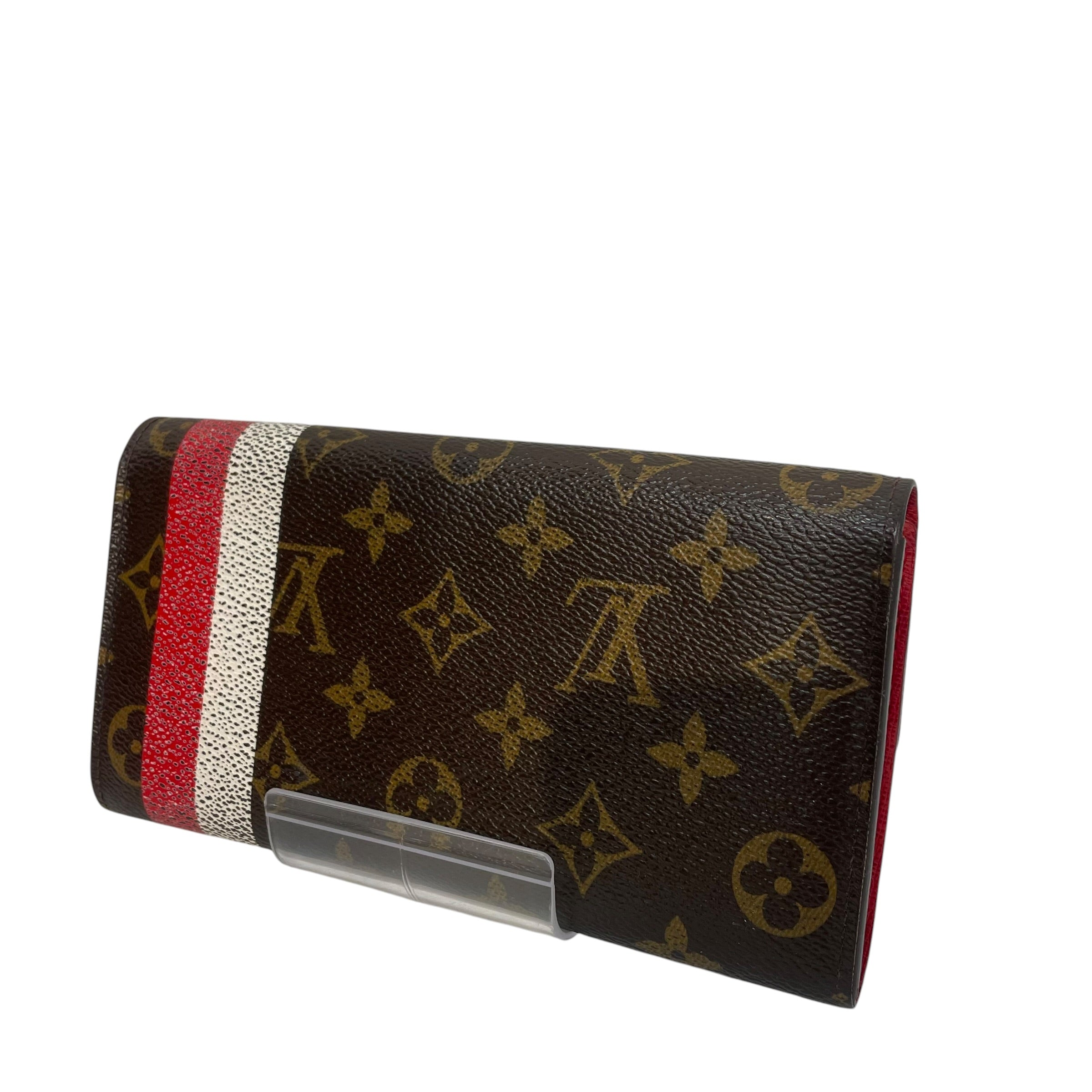 LOUIS VUITTON/Long Wallet/Monogram/Leather/BRW/ view 2