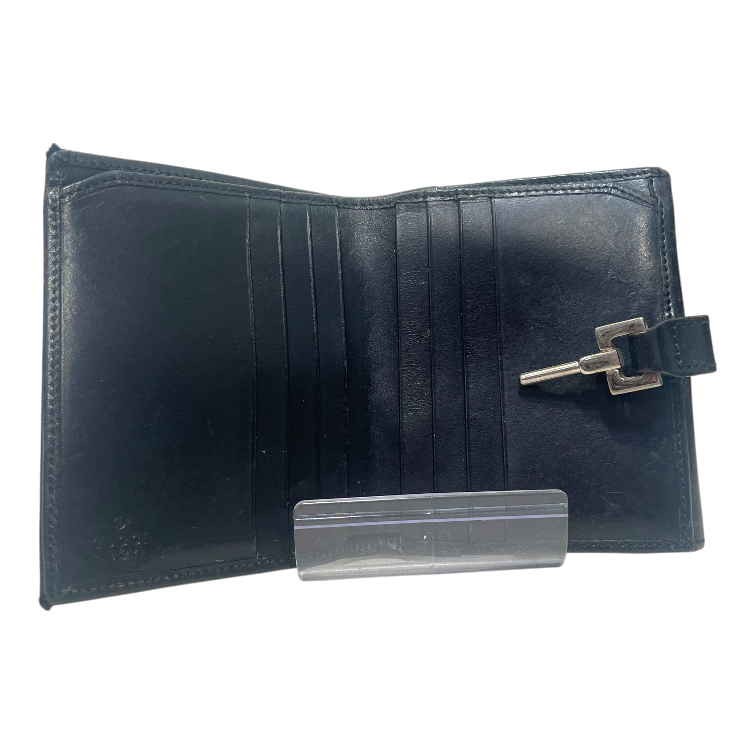 GUCCI/Wallet/Nylon/BLK/M's/Jackie Wallet view 4