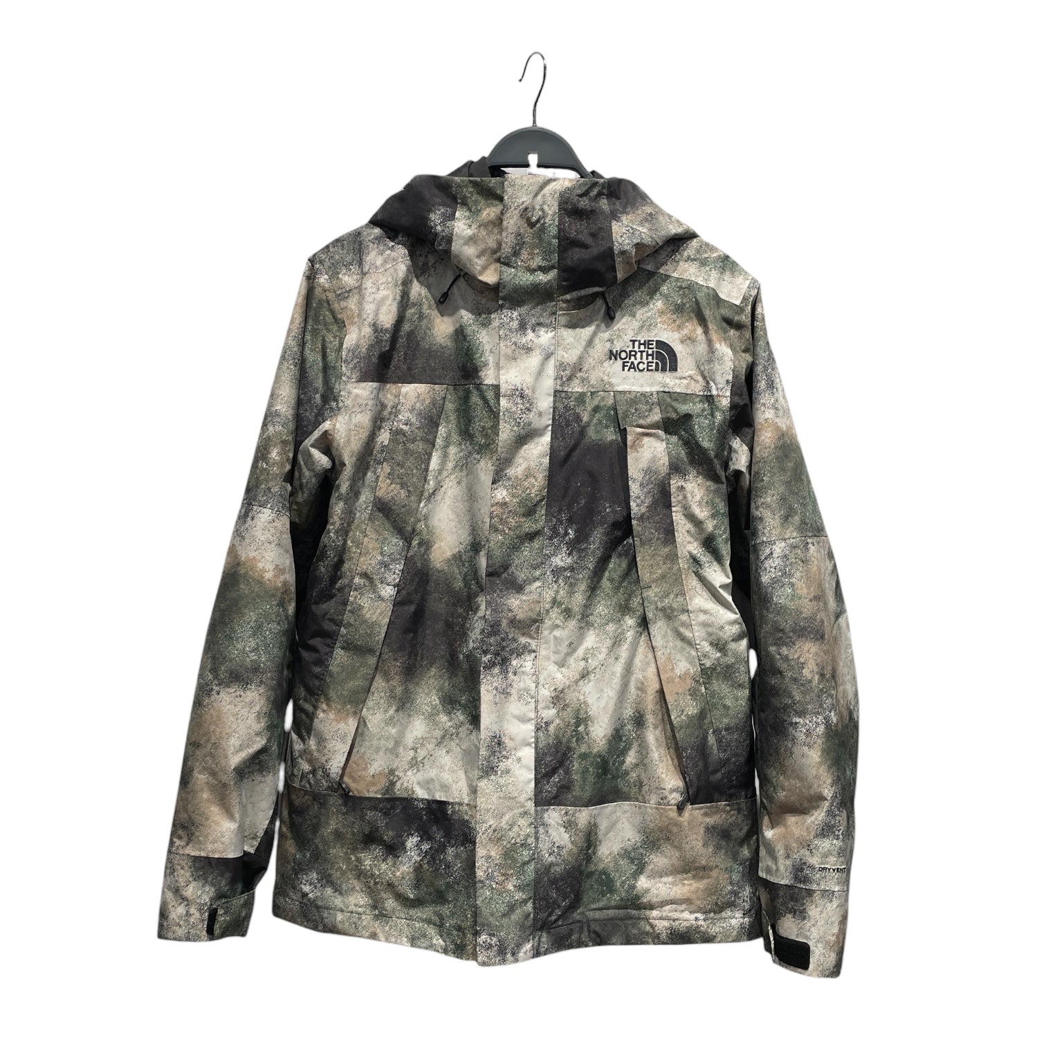 THE NORTH FACE/Mountain Parka/S/Nylon/GRN/Camouflage/CLEMENT TRICLIMATE view 1