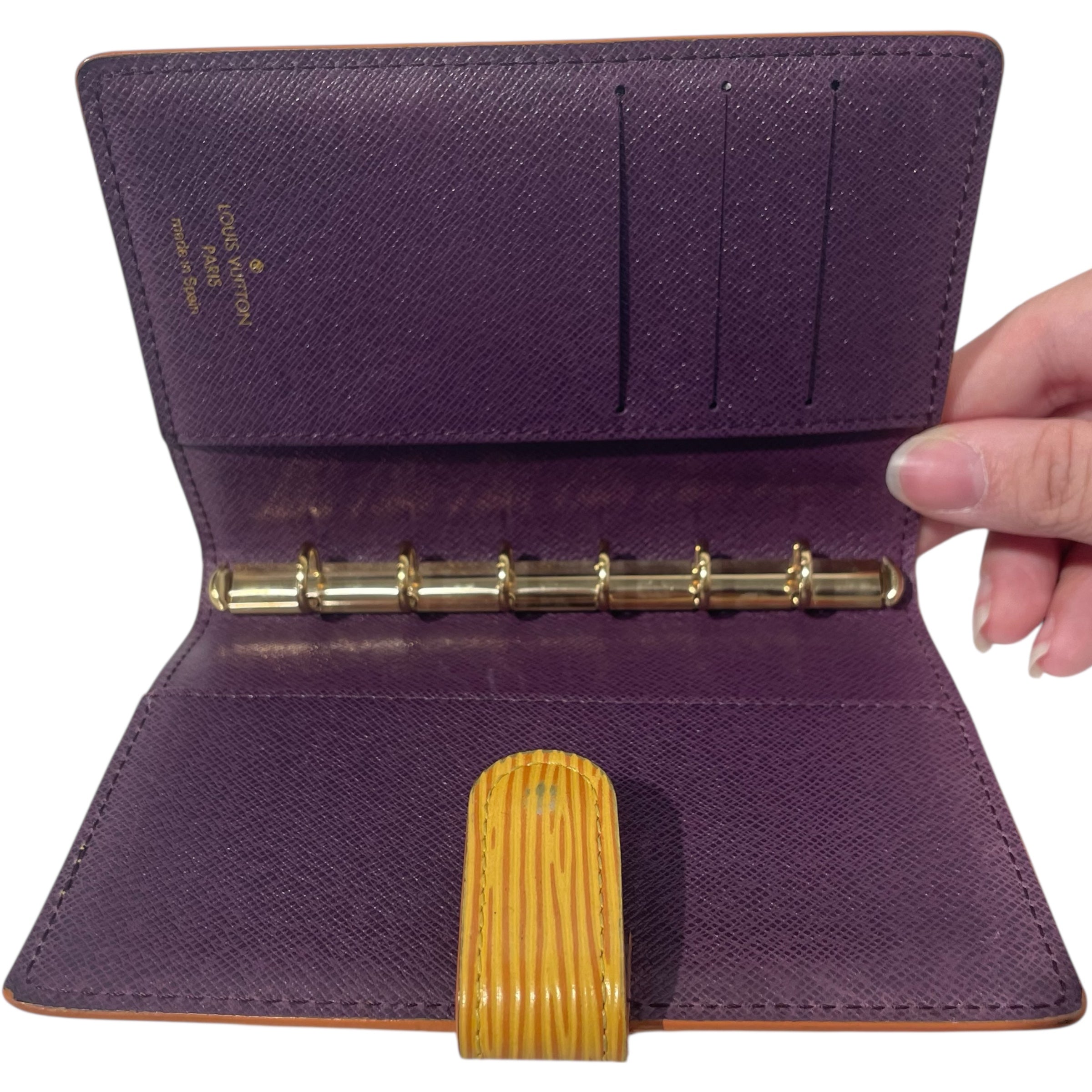 LOUIS VUITTON/Leather/GLD/Planner view 4