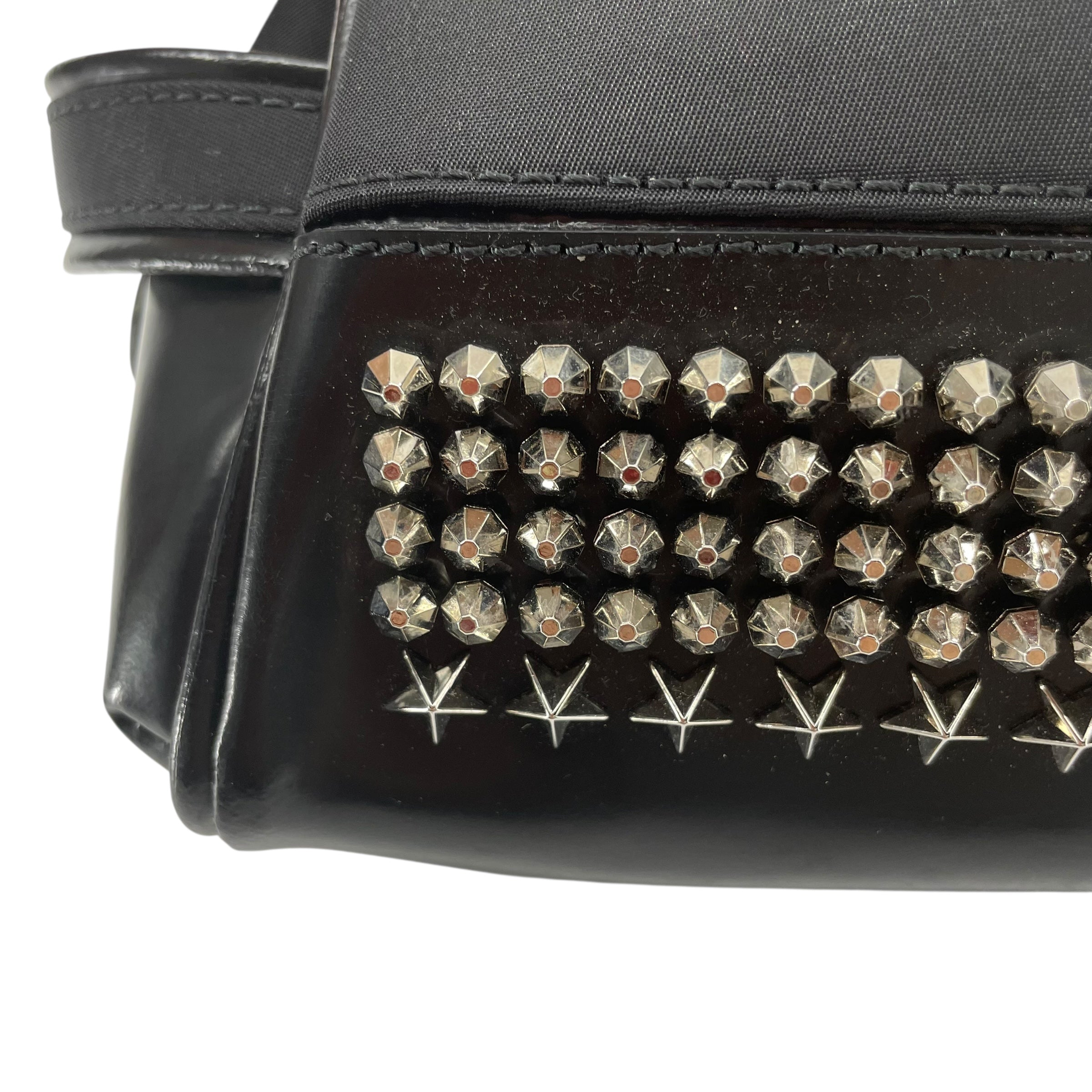 PHILIPP PLEIN/Fanny Pack/Nylon/BLK/STUDS + STARS view 4