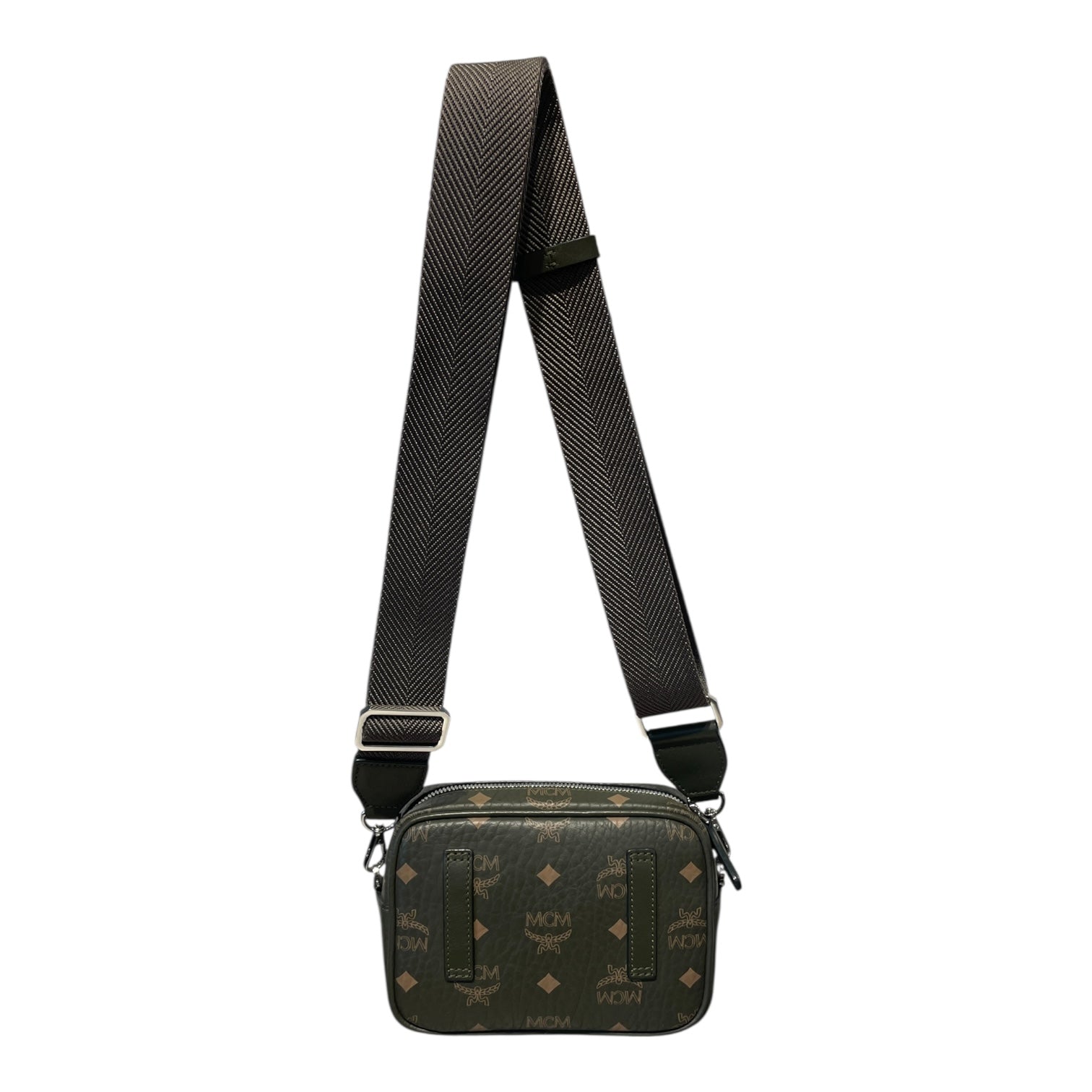 MCM/Cross Body Bag/Monogram/Leather/GRN/klassik visetos/ sea turtle view 2