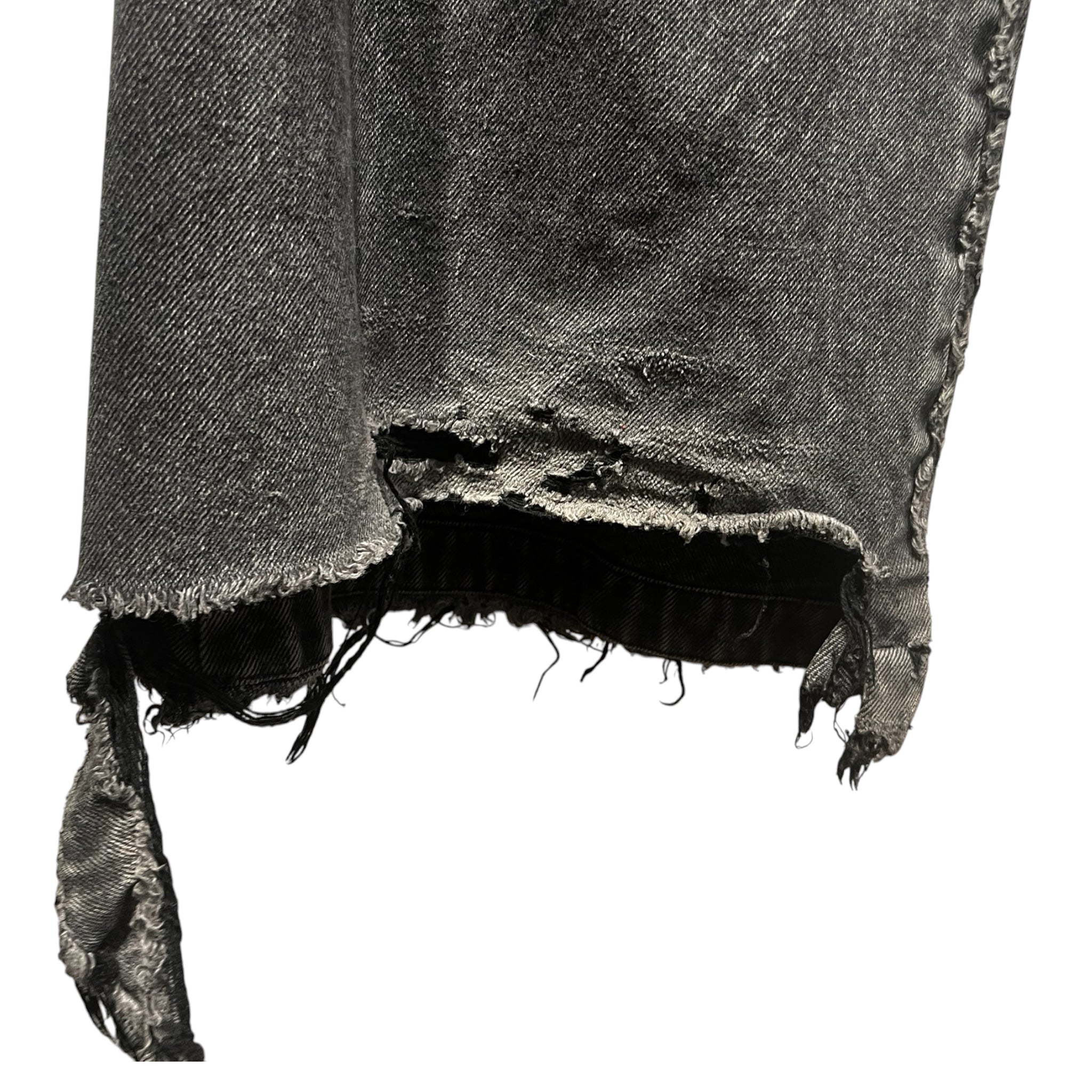 NO/FAITH STUDIOS/Cargo Pants/S/Denim/BLK/DISTRESSED view 4