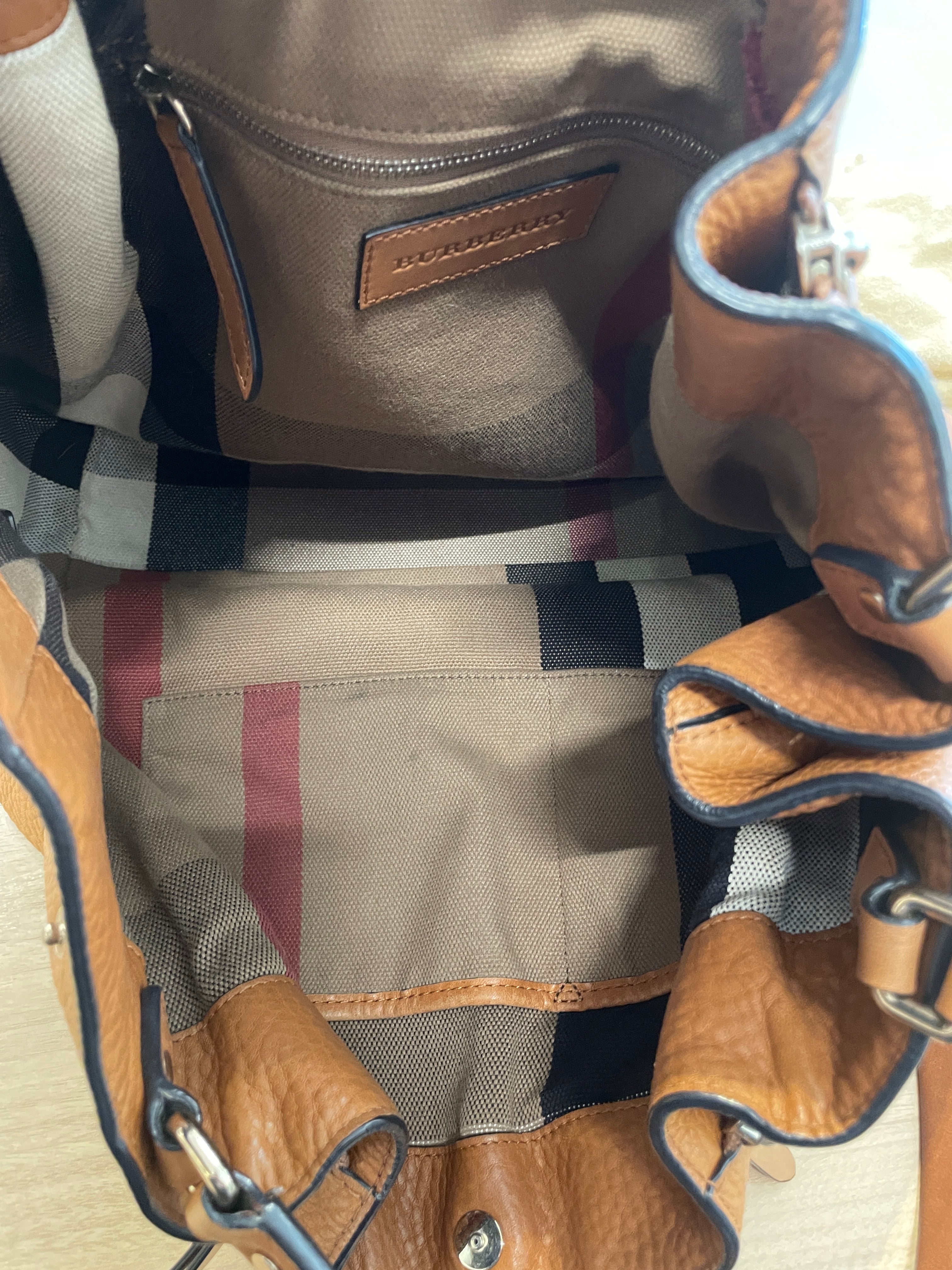 BURBERRY/Tote Bag/Leather/CML/ view 4