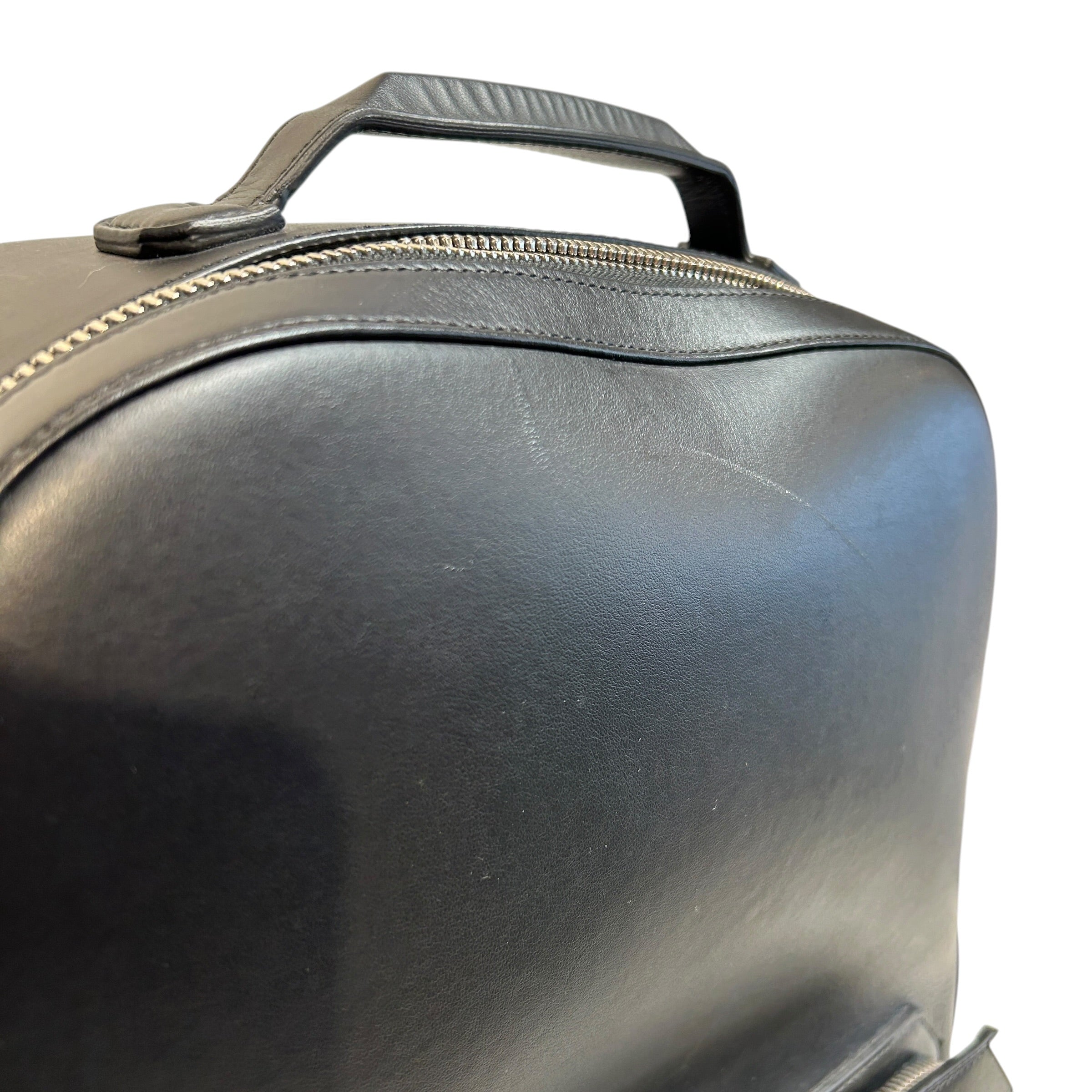 MONTBLANC/Backpack/Leather/BLK/Backpack With Rain Cover Hoodi view 5