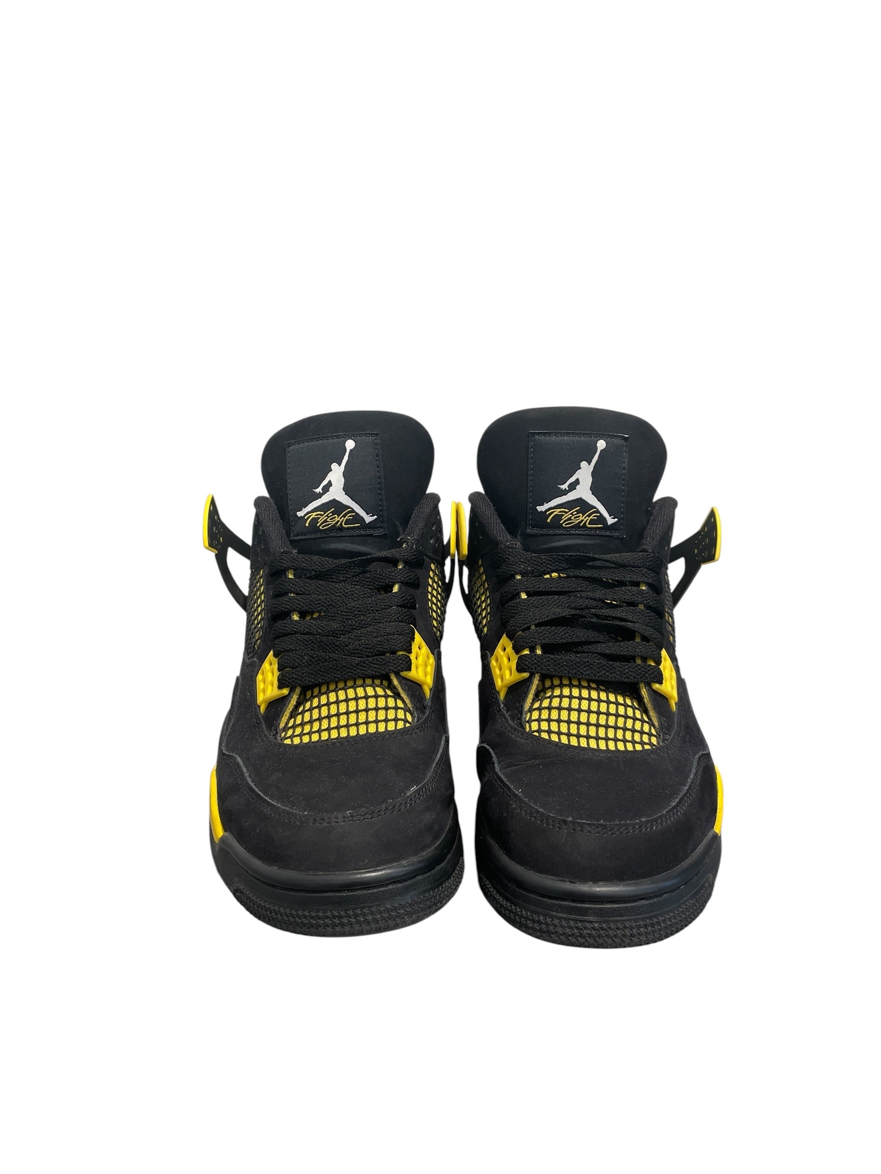 JORDAN BRAND/Hi-Sneakers/US 10/Leather/BLK/RETRO THUNDER 4S view 4