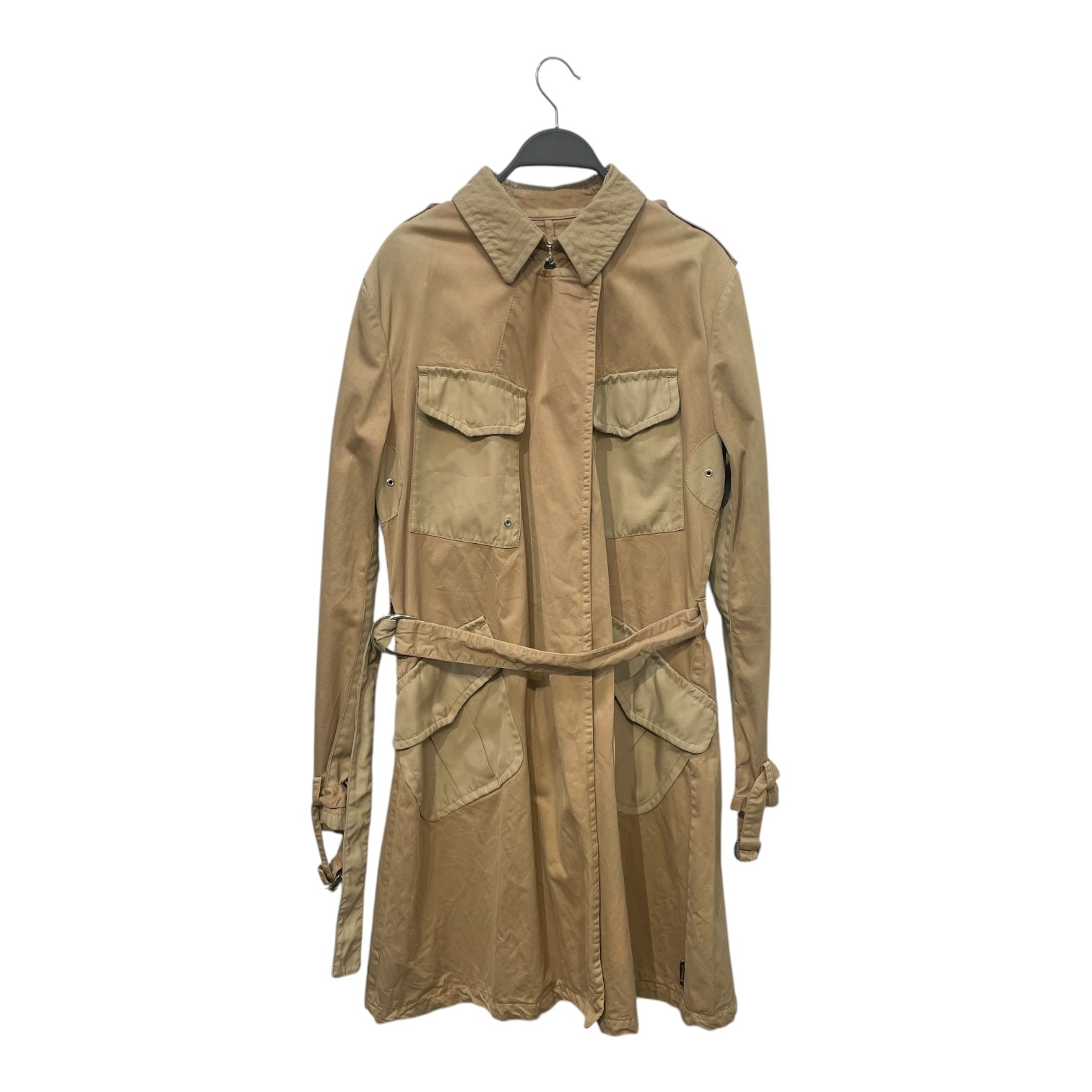 MONCLER/Jacket/L/Cotton/BEG/TRECNH COAT view 1