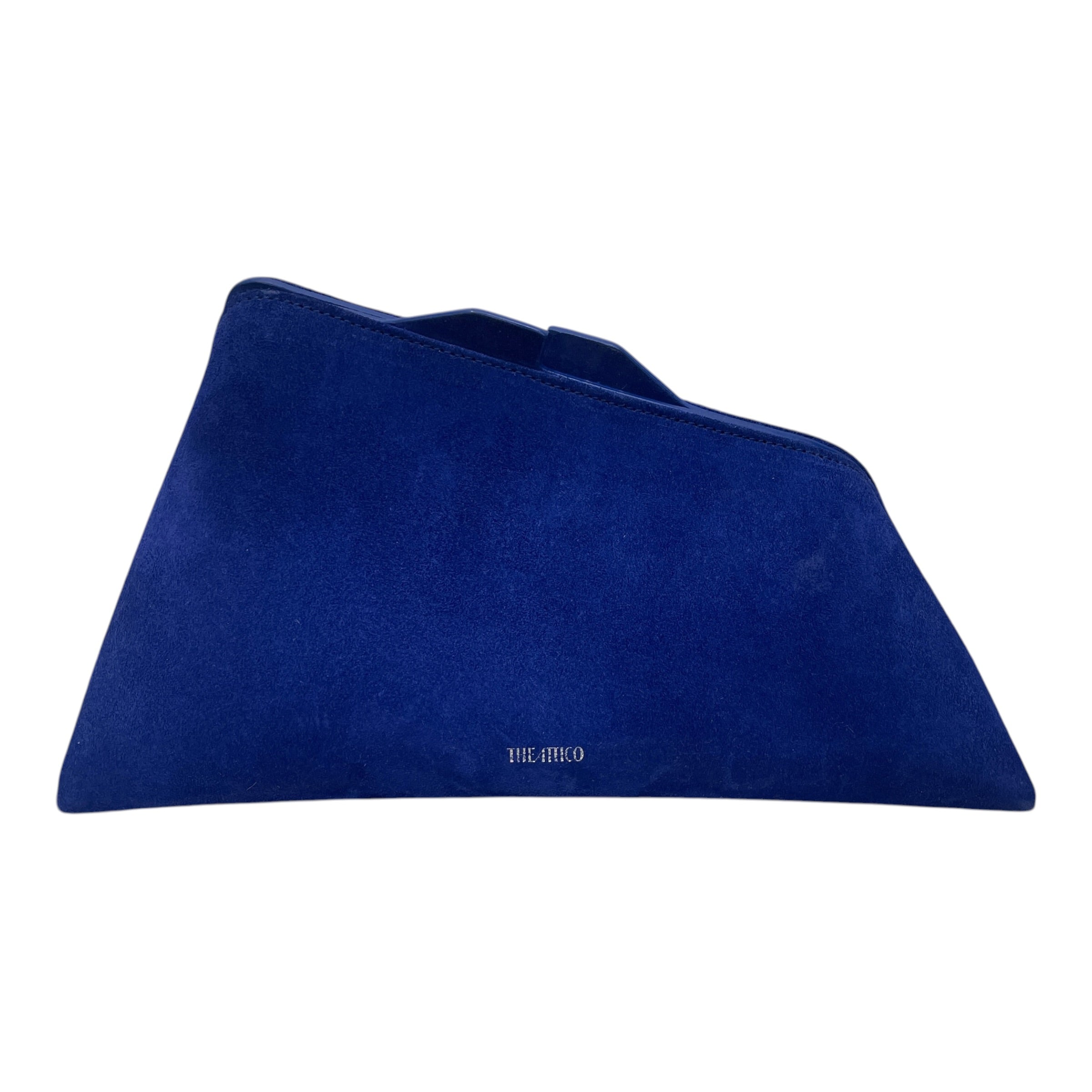 THE ATTICO/Pouch/Suede/BLU/magnet closure view 1