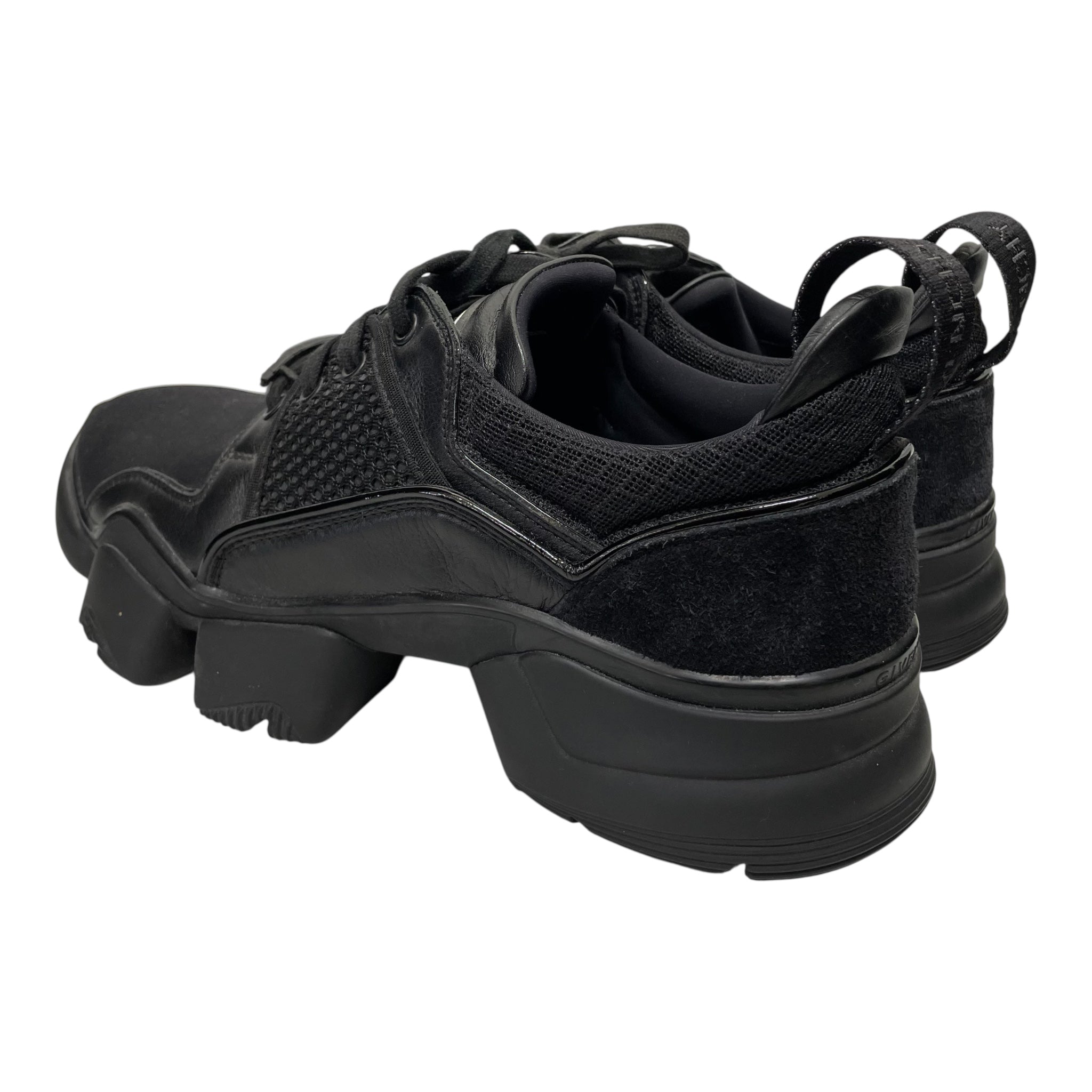 GIVENCHY/Low-Sneakers/US 11.5/Leather/BLK/jaw low top black view 2
