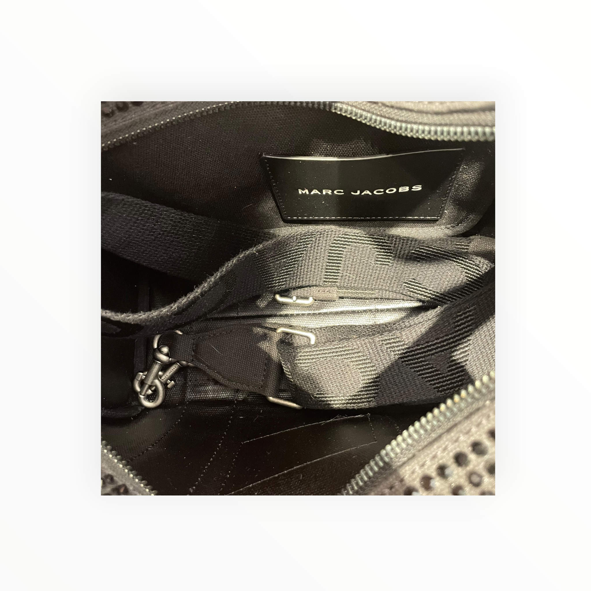 THE MARC JACOBS/Hand Bag/Cotton/BLK/emblessihed tote view 4