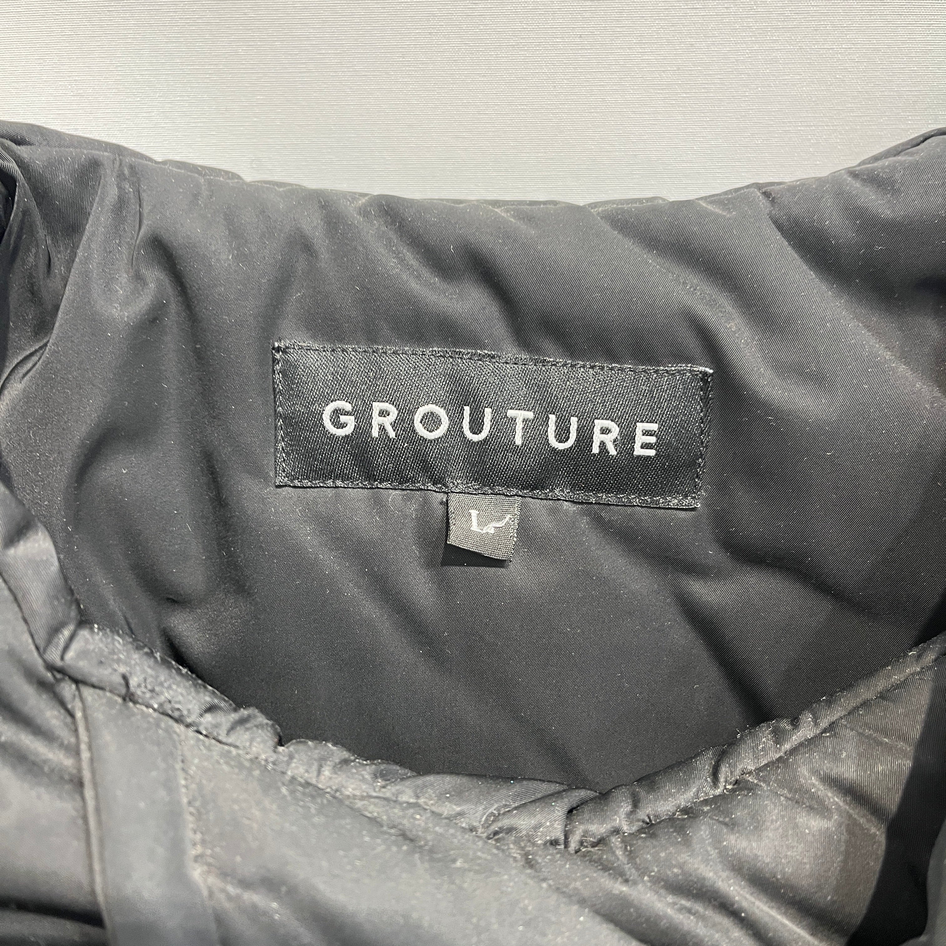 GROUTURE/Vest/L/Cotton/BLK/abstract vest view 3