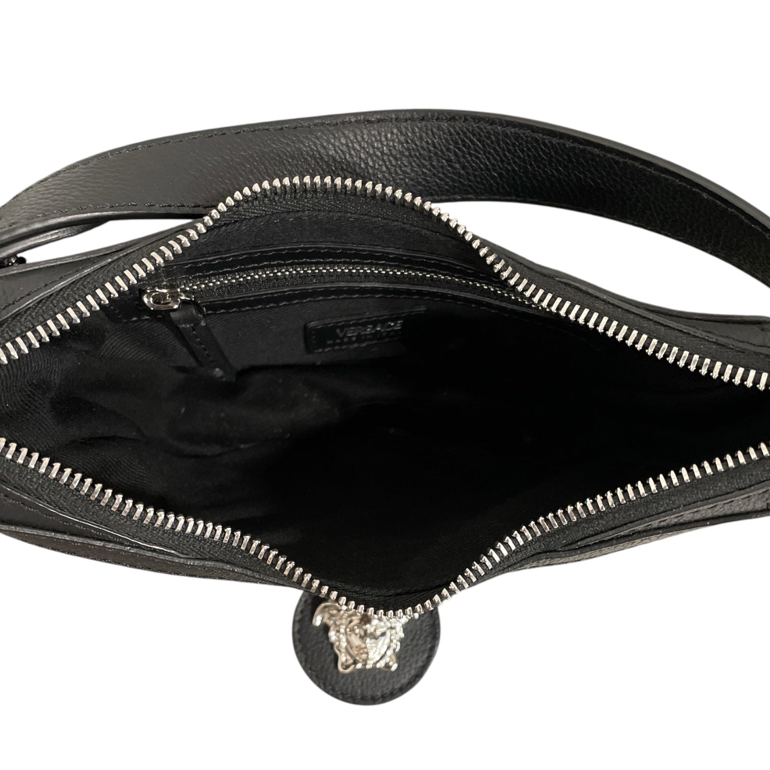 VERSACE/Hand Bag/Leather/BLK/MINI REPEAT MEDUSA BAG view 4