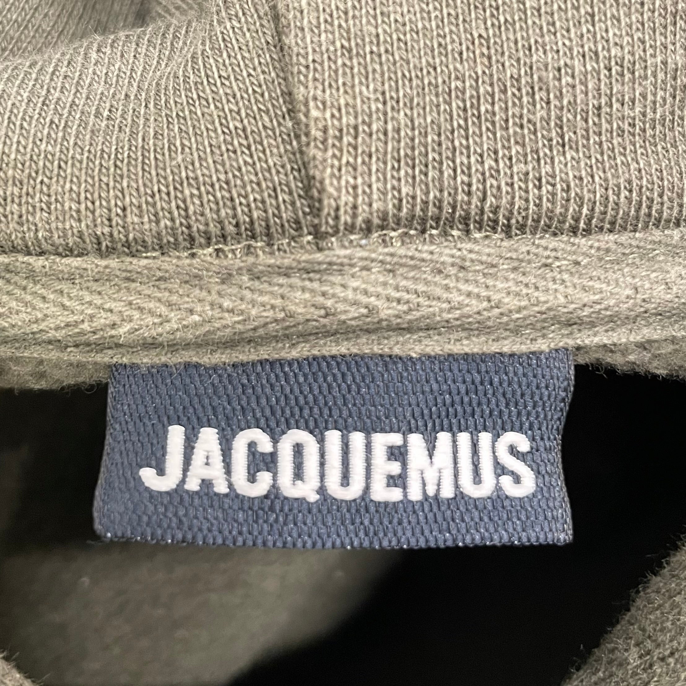 JACQUEMUS/Hoodie/M/Cotton/GRN/"jacquemus" on left chest view 4