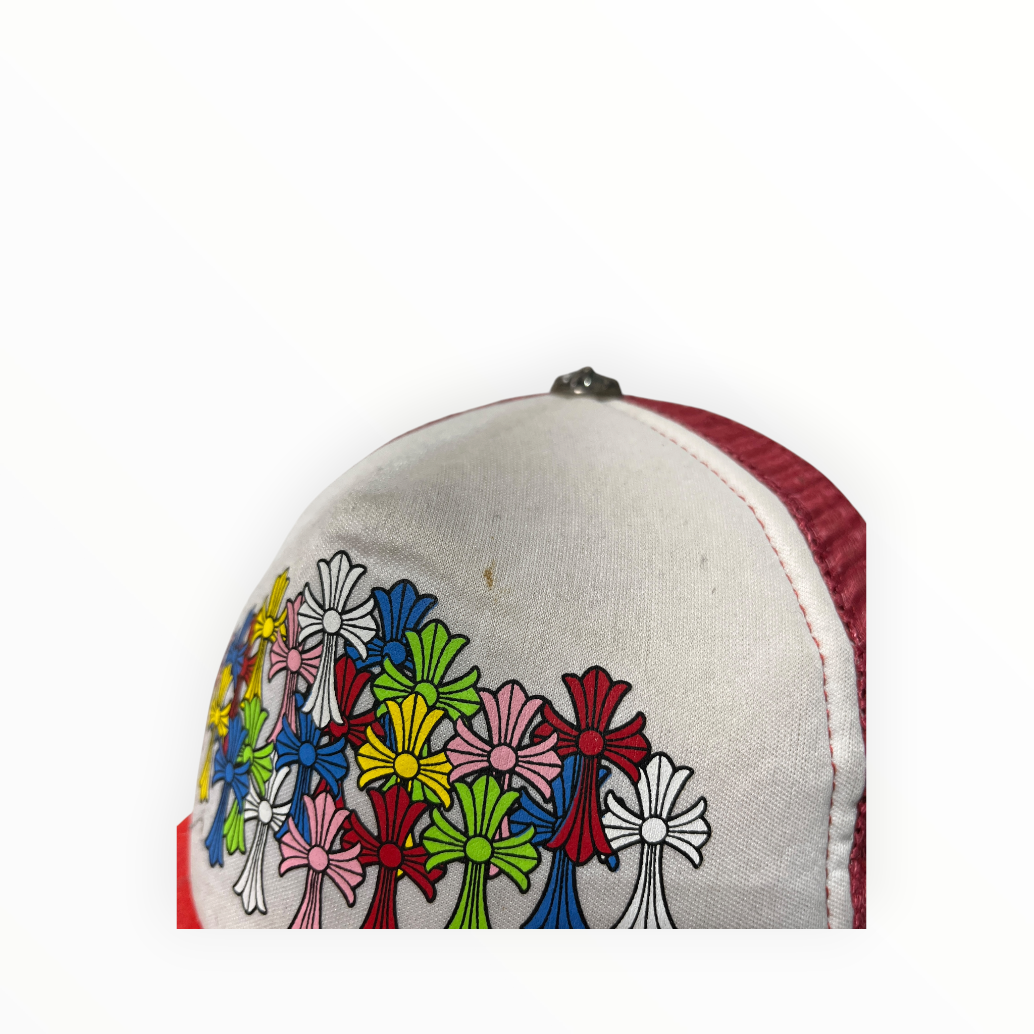 CHROME HEARTS/Hat/Graphic/Cotton/RED/M's/RAINBOW CEMETERY view 3