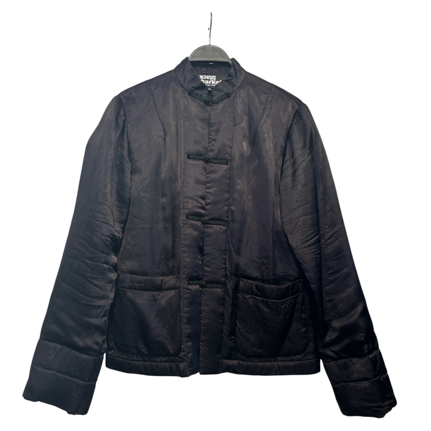 COMME des GARCONS/Jacket/L/Silk/BLK/CDG BLACK MARKET CHINESE JCKT view 1