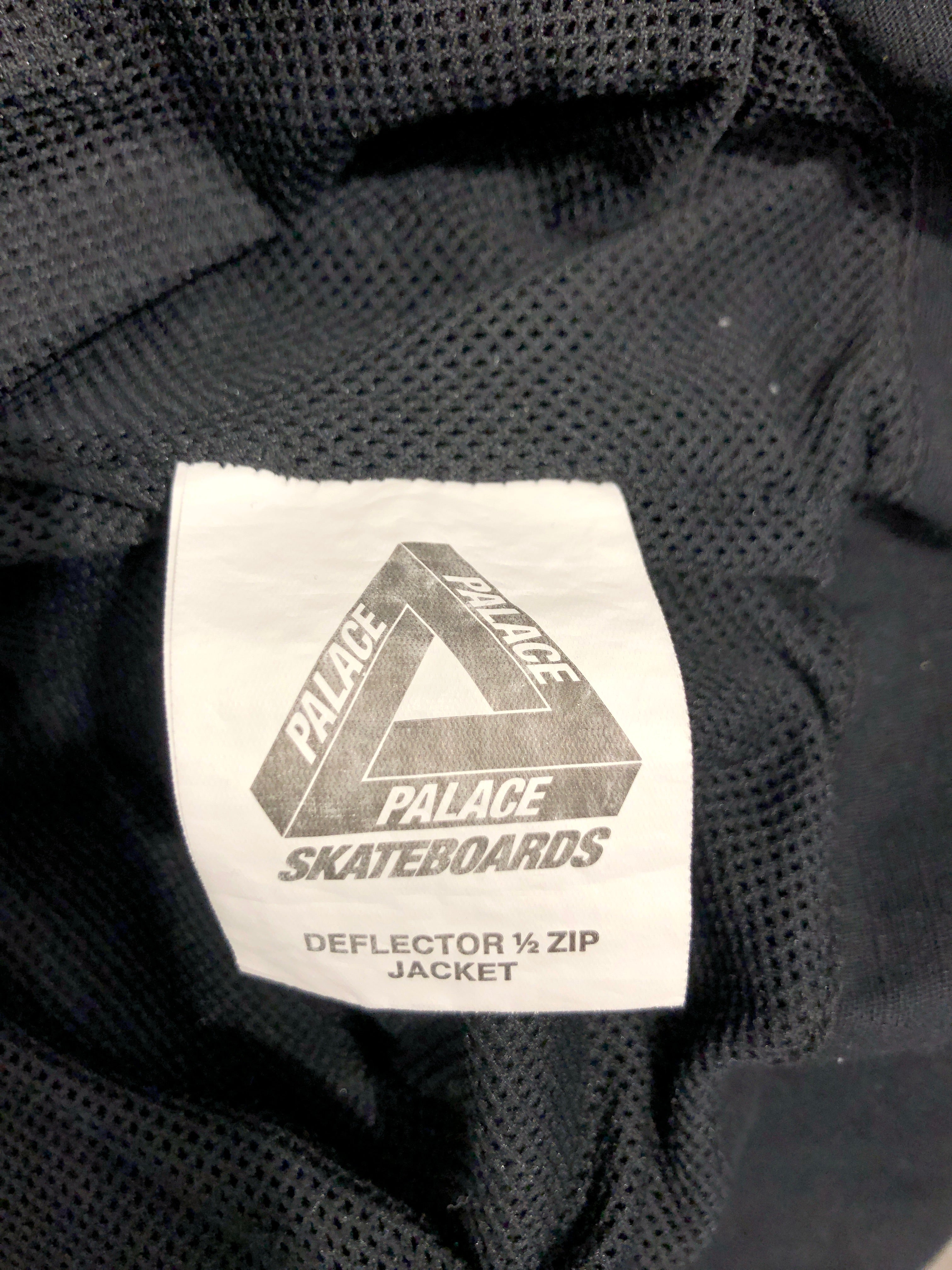 PALACE/Jacket/L/Cotton/BLK/defender half zip jacket view 4