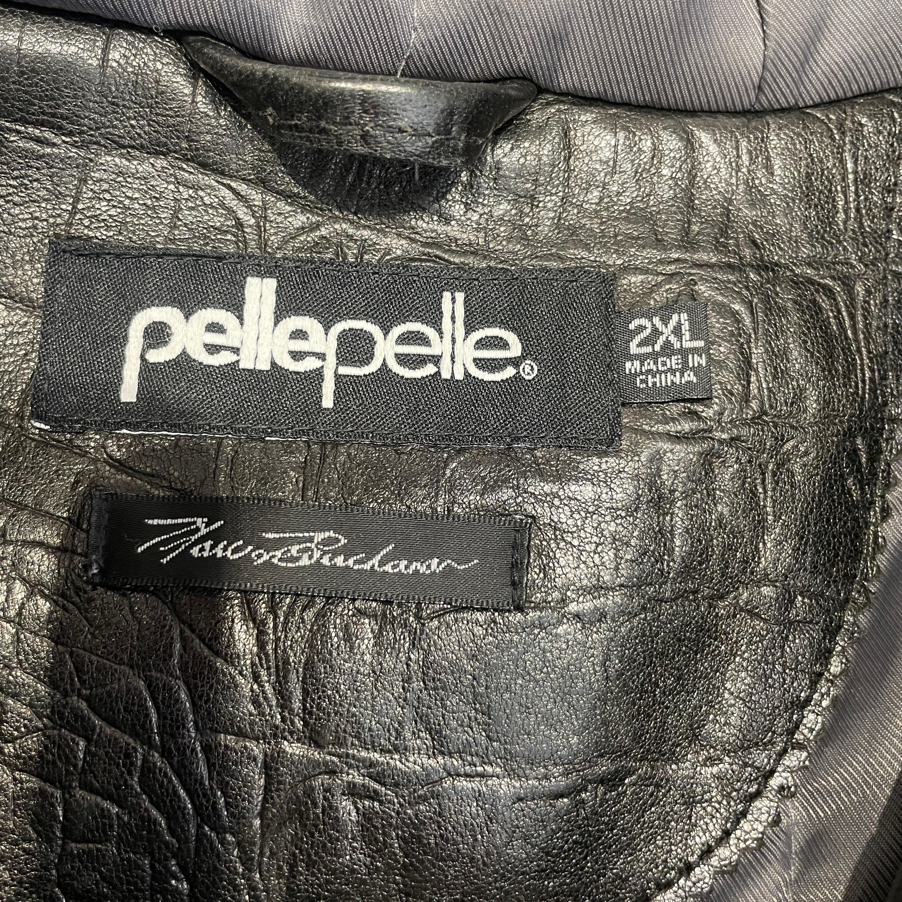 Pelle Pelle/Leather Jkt/XXL/Leather/BLK/Animal Pattern/WORLD TOUR HOODED view 5