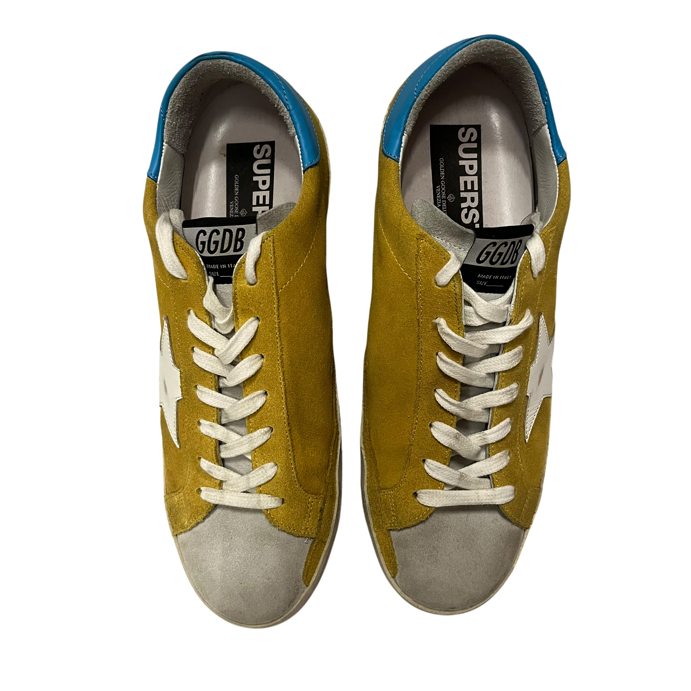 GOLDEN GOOSE/Low-Sneakers/EU 43/Suede/GLD/mustard view 4
