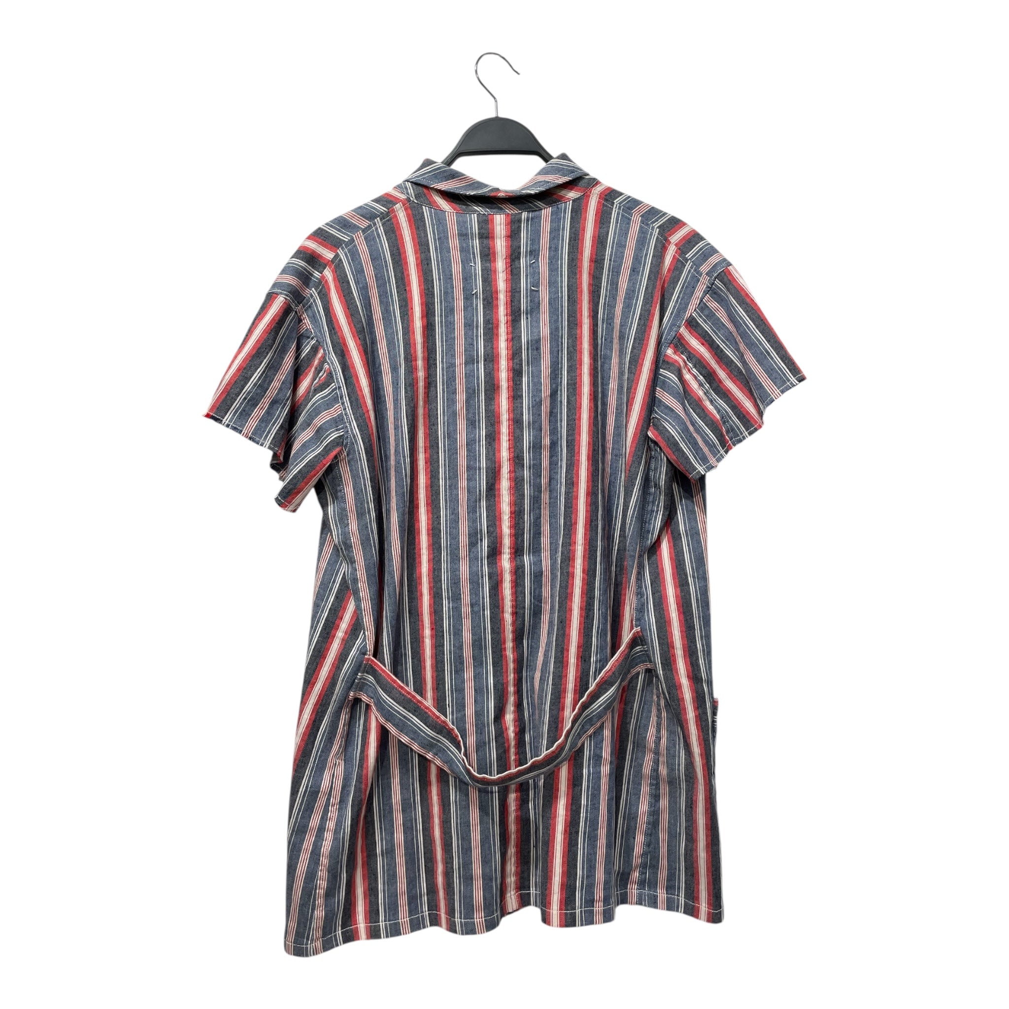 Maison Margiela/LS Shirt/L/Cotton/MLT/Open Coller/Stripe/MAISON MARGIELA STRIPED BUTTON view 2