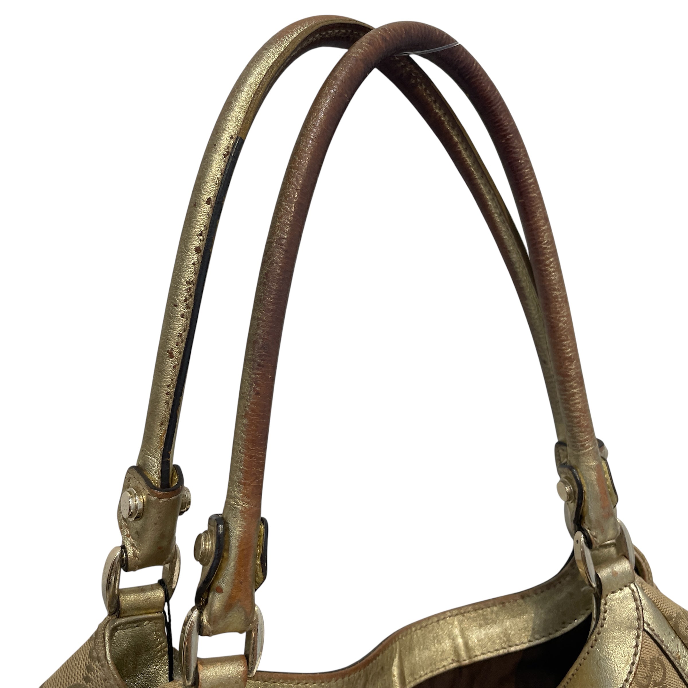 GUCCI/Hand Bag/Monogram/Cotton/GLD/GG Canvas Abbey view 8