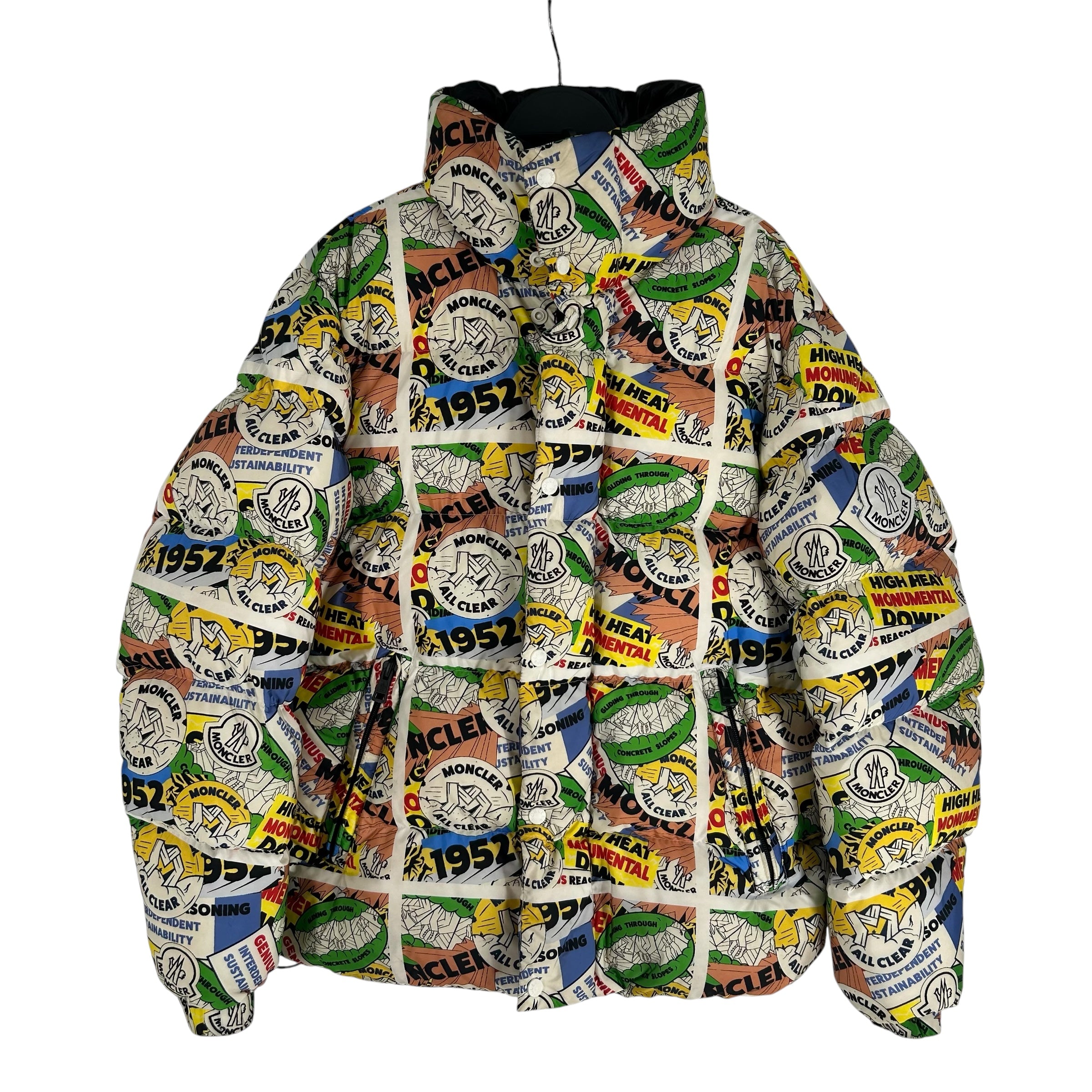 MONCLER/Puffer Jkt/3/Cotton/MLT/All Over Print/116347 REVERSIBLE view 1