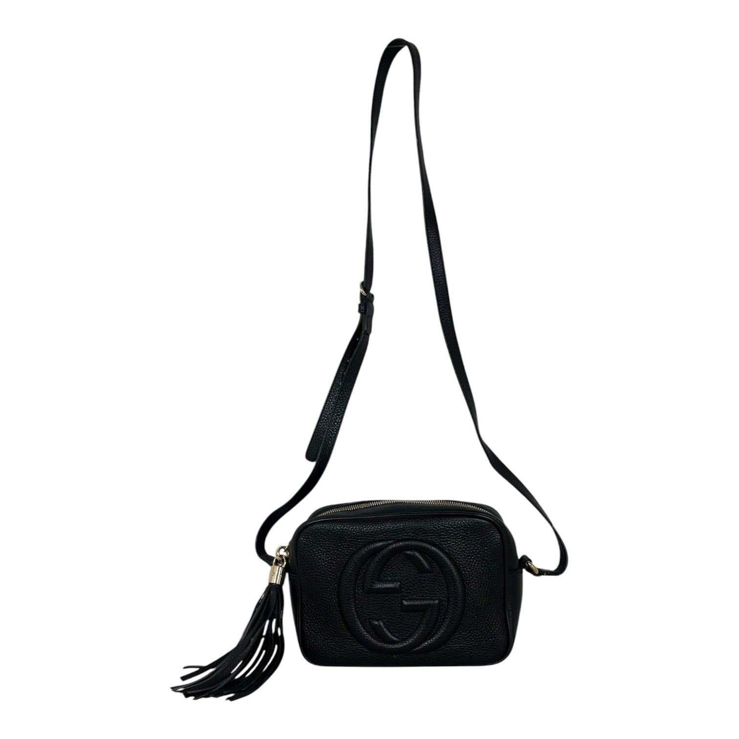 GUCCI/Cross Body Bag/Leather/BLK/SOHO DISCO BAG view 1