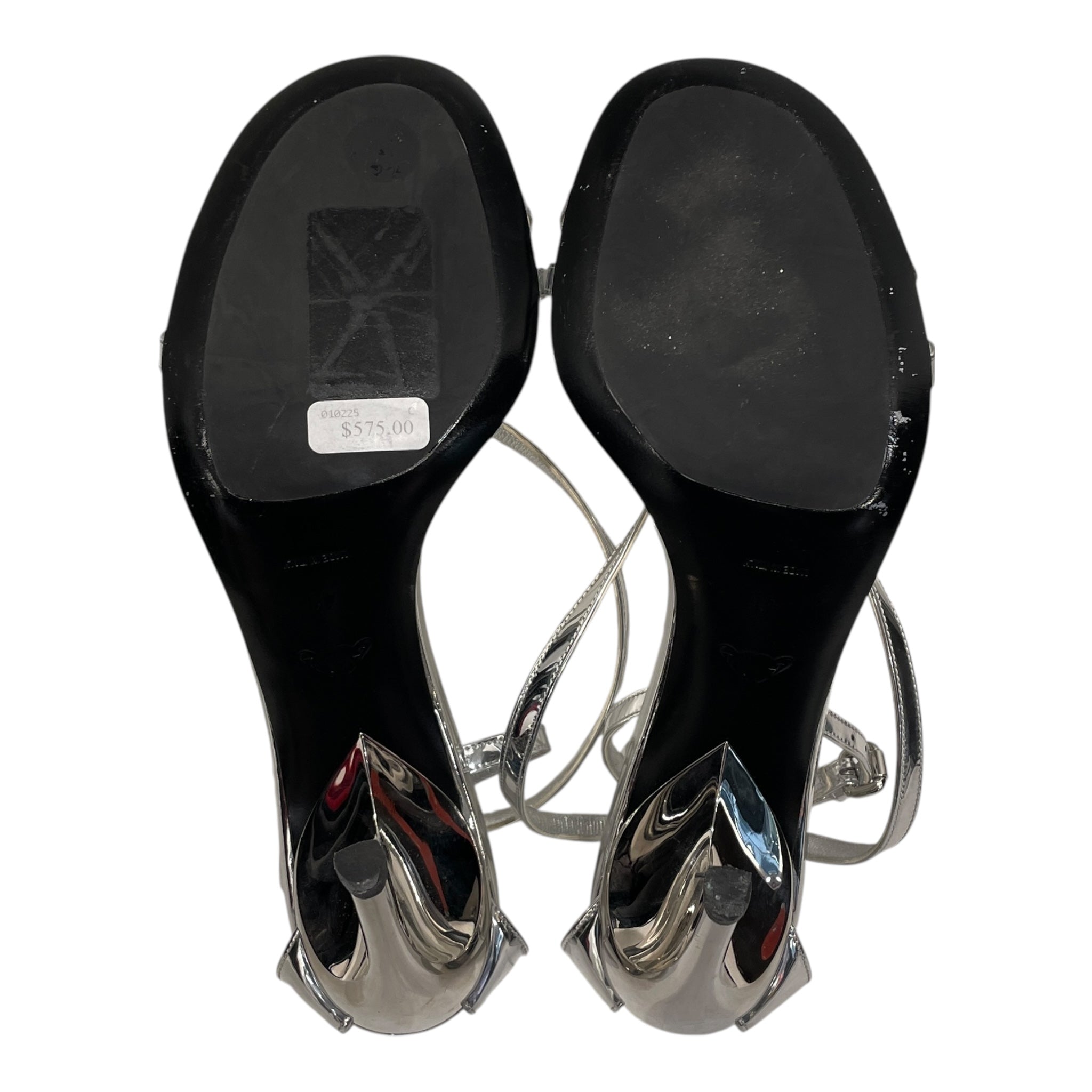 Alexander McQueen/Heels/EU 41/Acrylic/SLV/STRAPPY HIGH HEEL SANDALS view 7