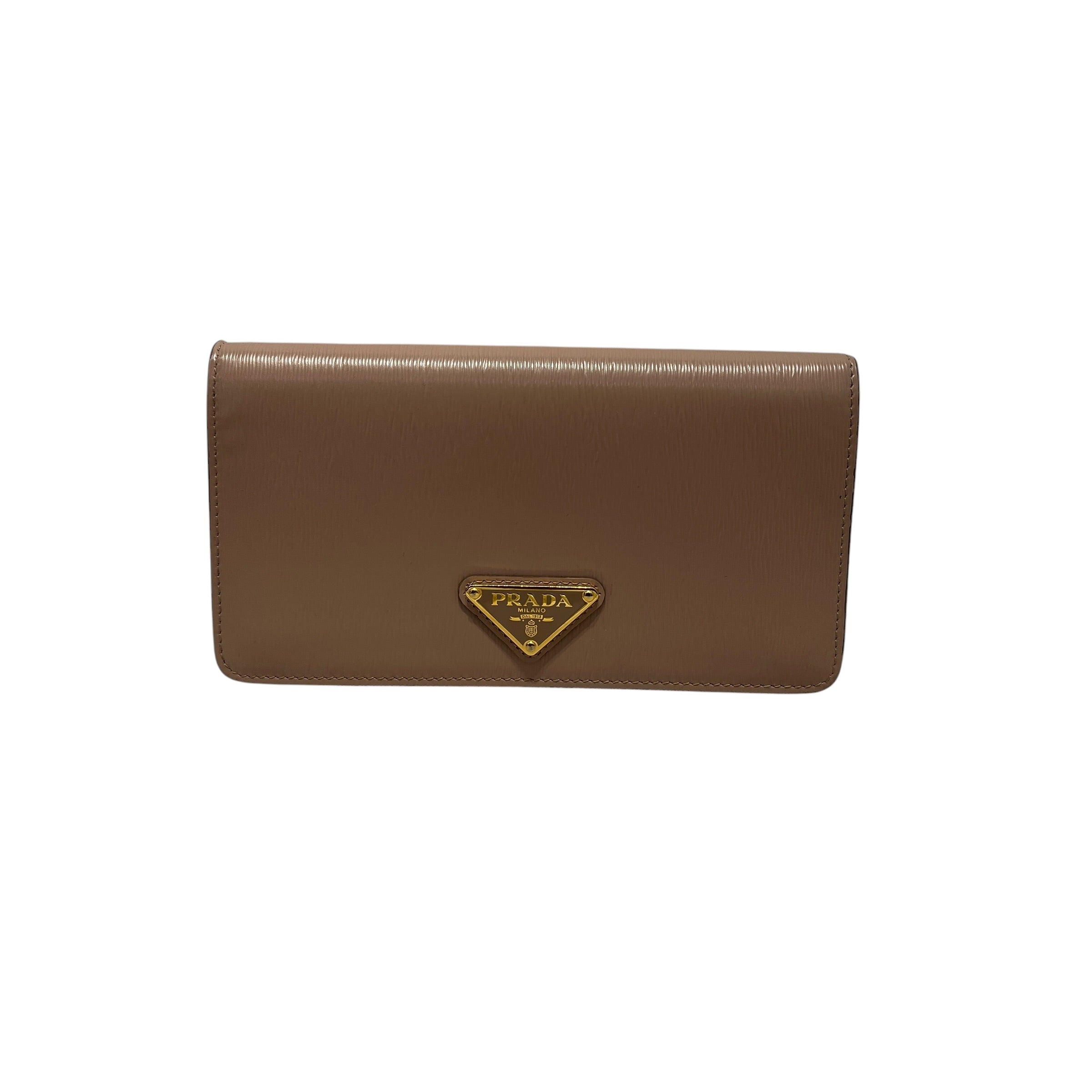 PRADA/Cross Body Bag/Leather/PNK/VITELLO MOVE; WALLET CROSSBODY view 1