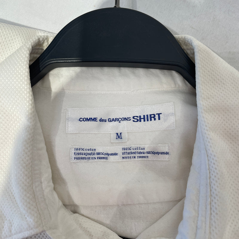COMME des GARCONS/LS Shirt/M/Cotton/WHT/