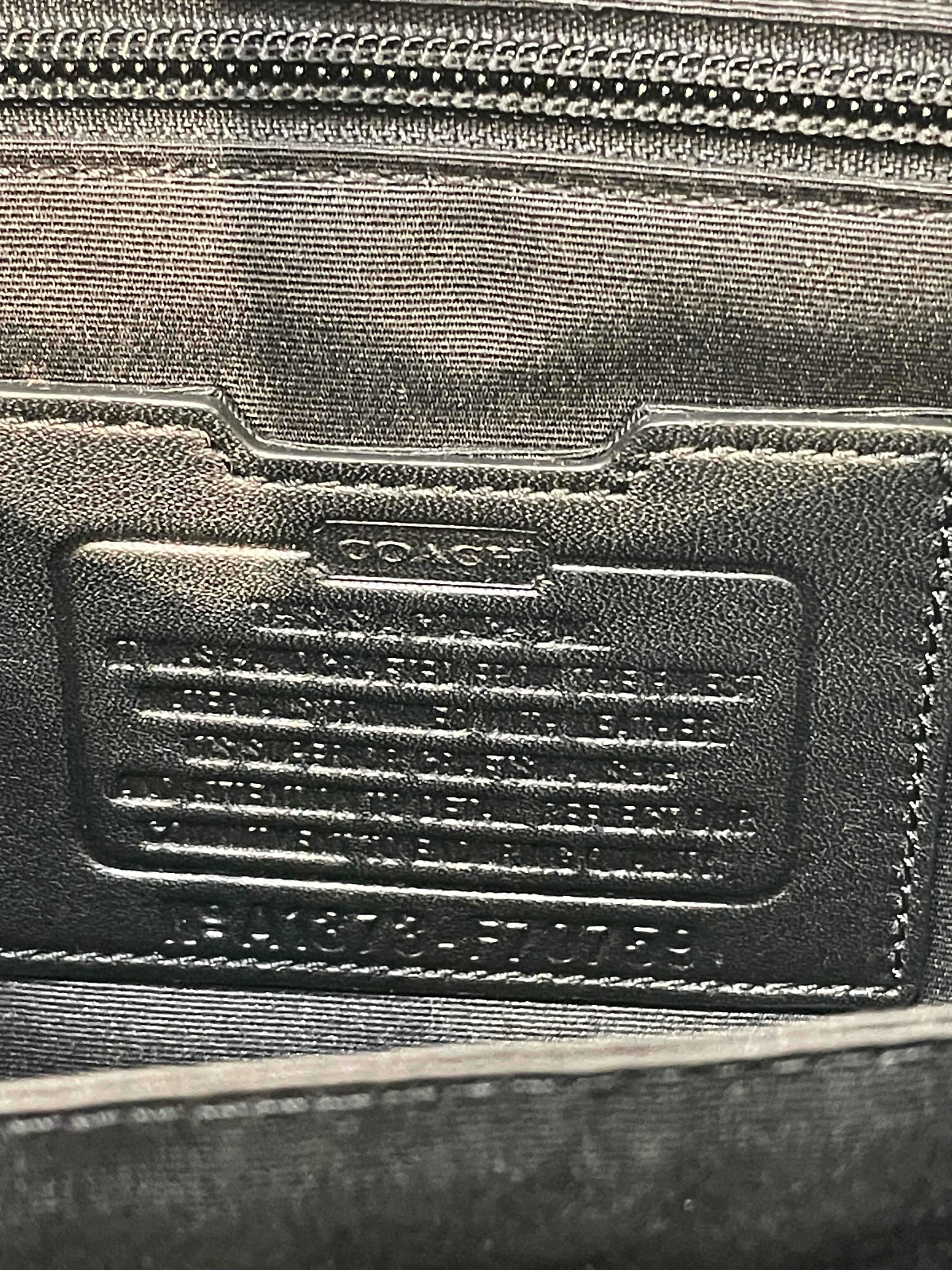 COACH/Briefcase/Monogram/Cotton/BLK/f70759 view 5