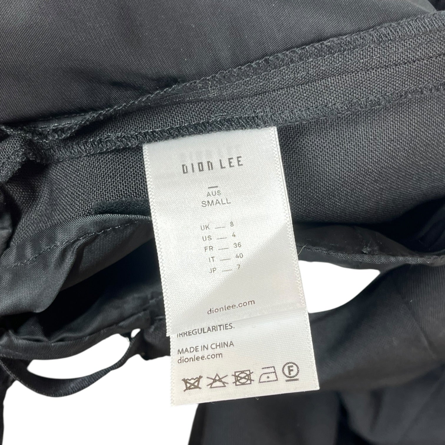 DION LEE/Straight Pants/S/Wool/BLK/V-WIRE TROUSERS view 4