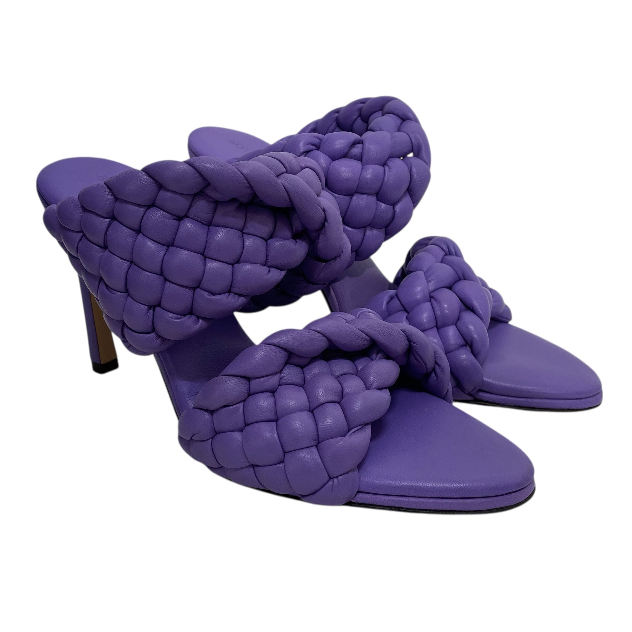 BOTTEGA VENETA/Heels/EU 35.5/Leather/PPL/Basket Twist Weave view 1