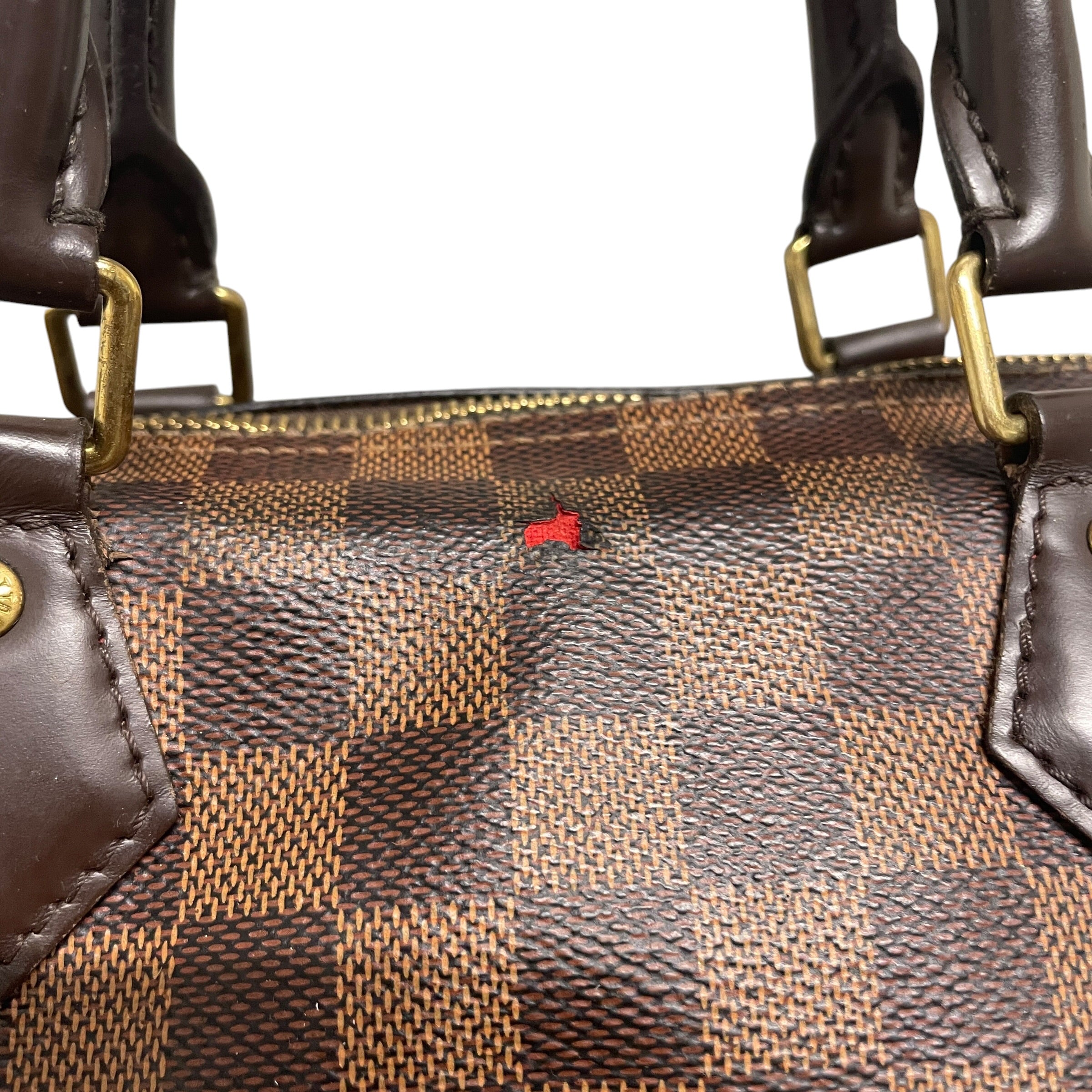LOUIS VUITTON/Hand Bag/Hombre Check/Leather/BRW/MBDCTBR view 5