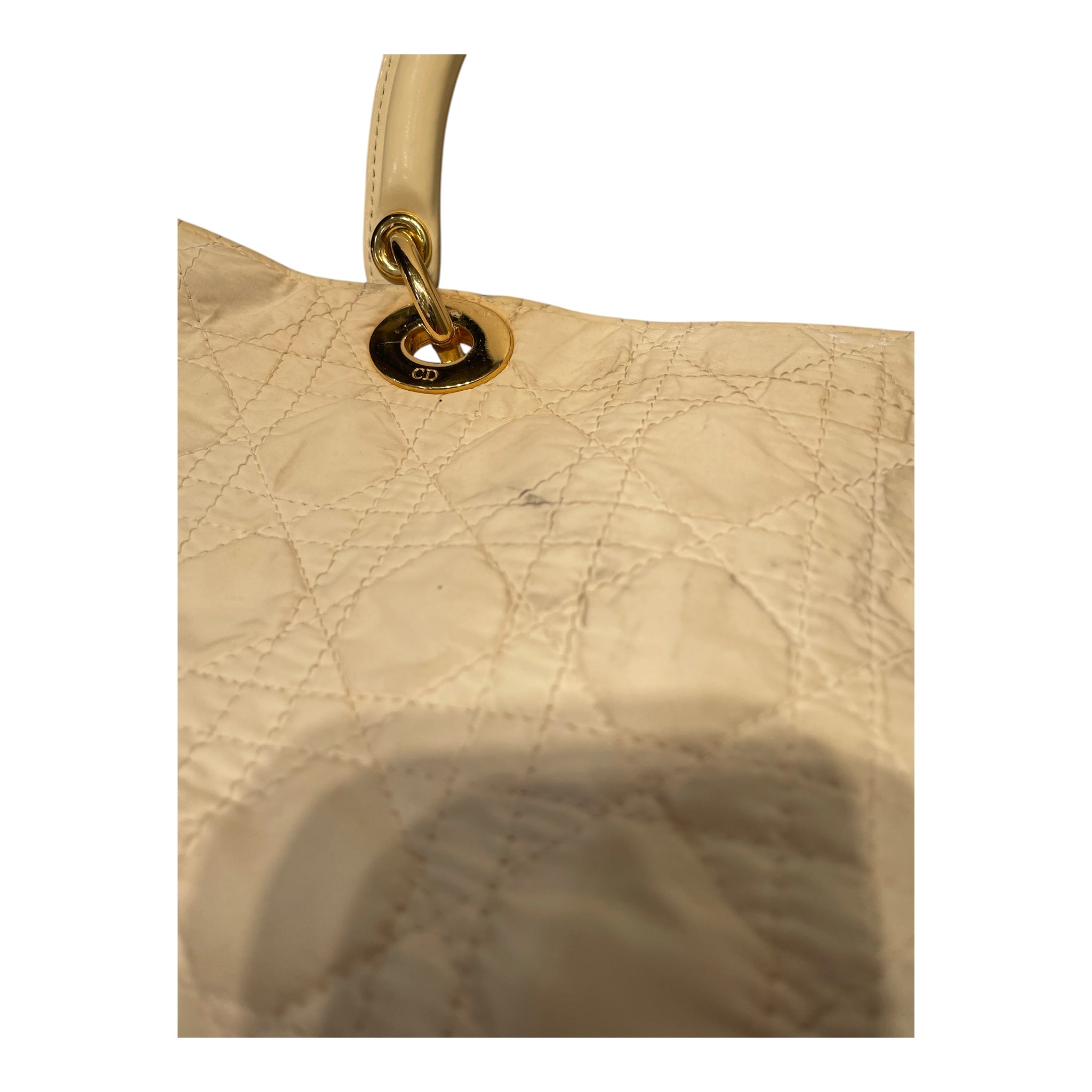 Christian Dior/Tote Bag/Nylon/WHT/Lady Dior view 7