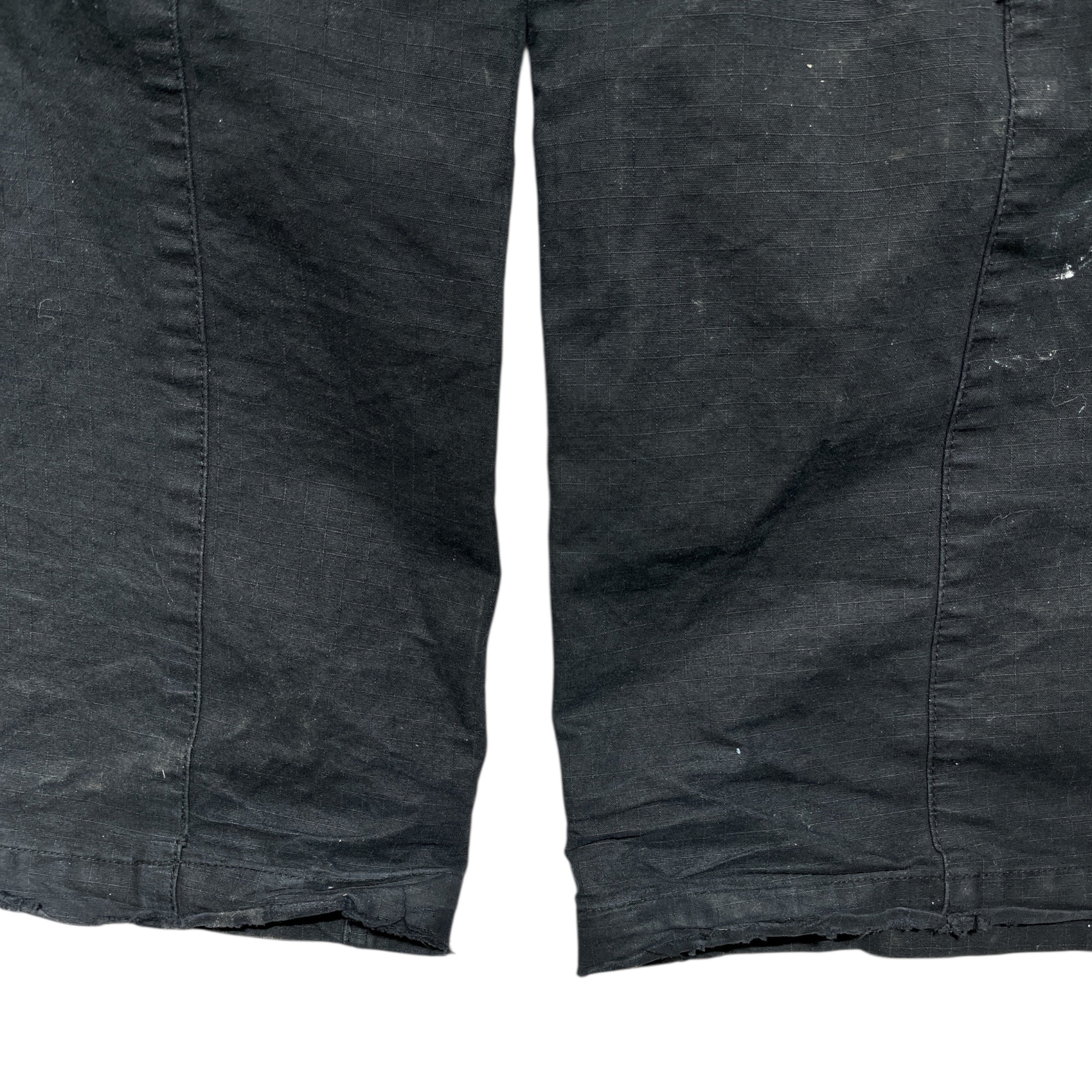 BALENCIAGA/Cargo Pants/S/Denim/BLK/FLARES, MISSING BUTTON view 6