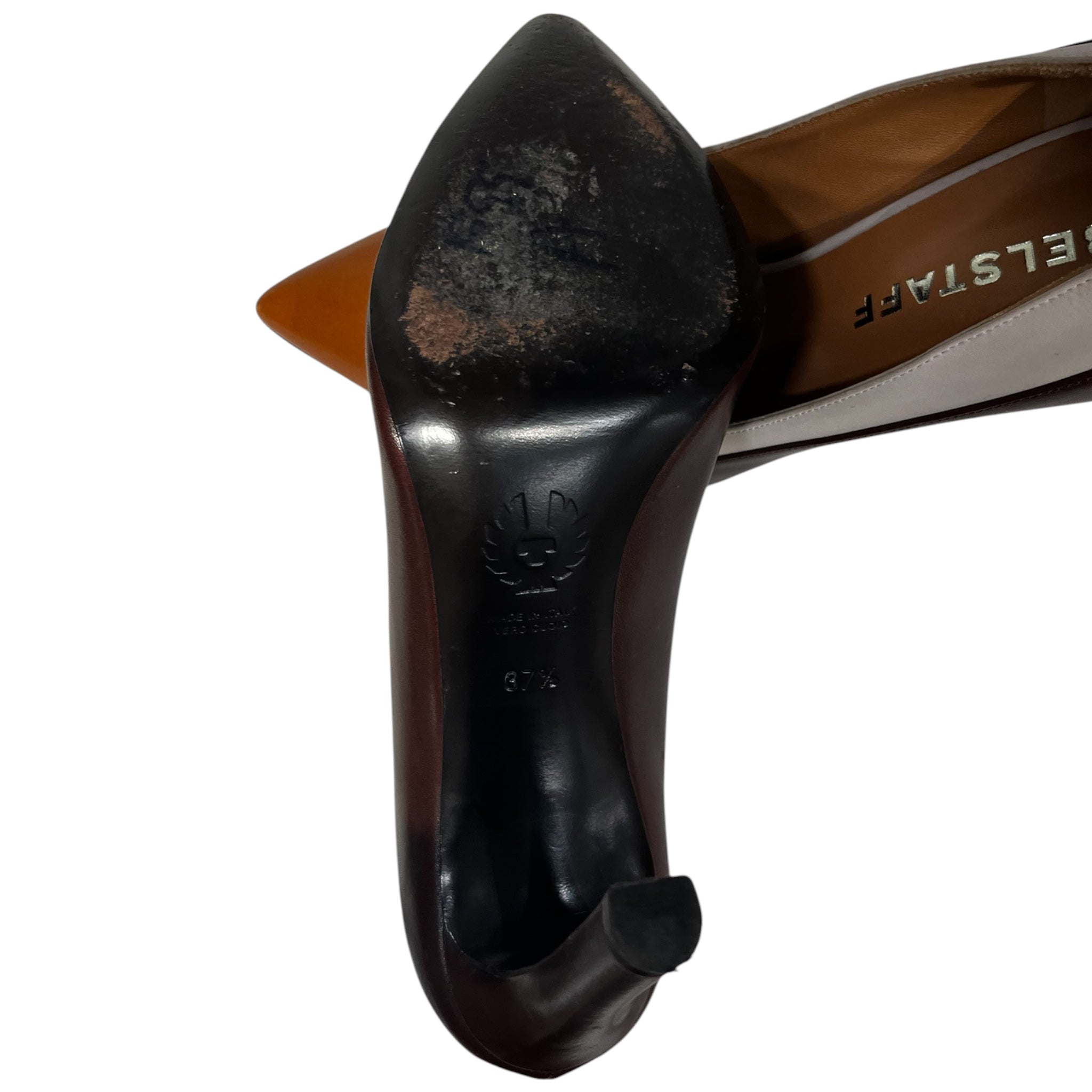 Belstaff/Heels/EU 37.5/Leatherw/BRW/chester high heel view 4