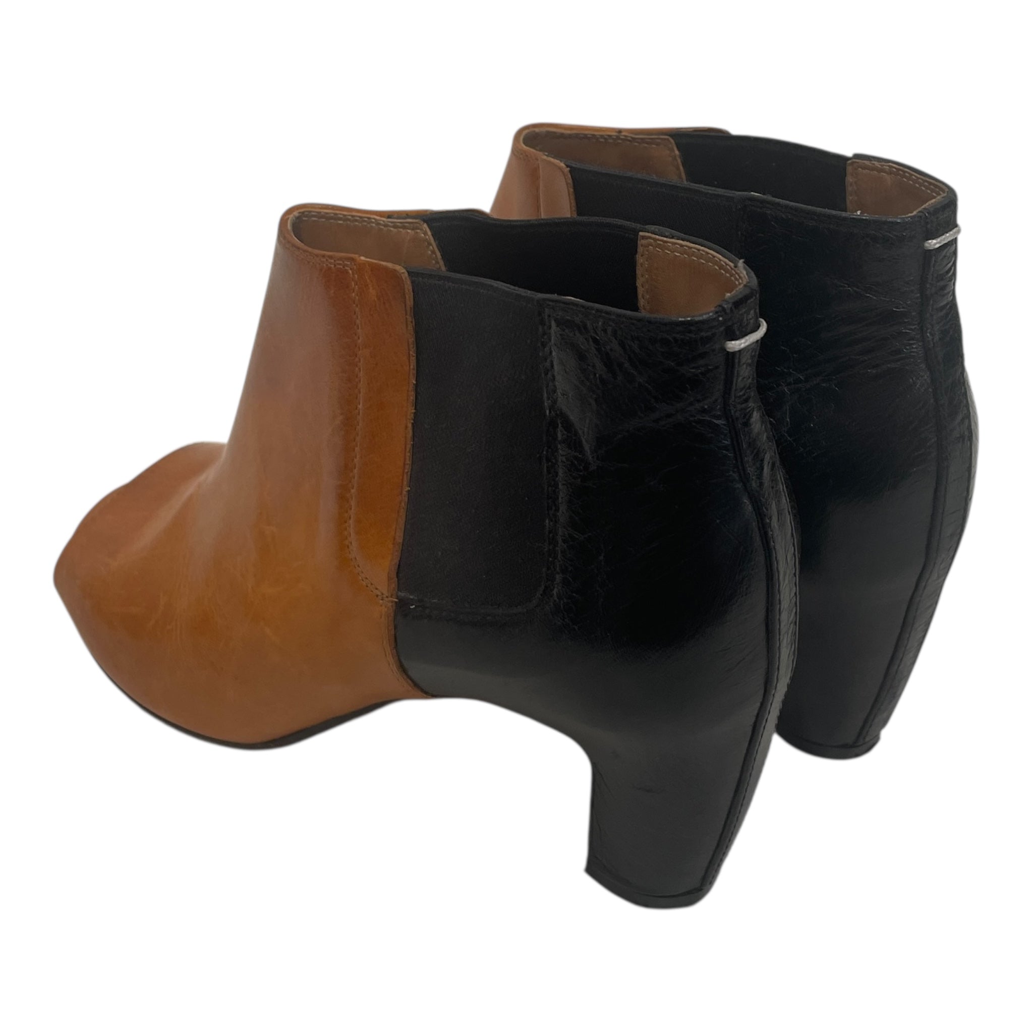 Maison Margiela/Heels/EU 36/Leather/BRW/2 TONE HEELS view 2