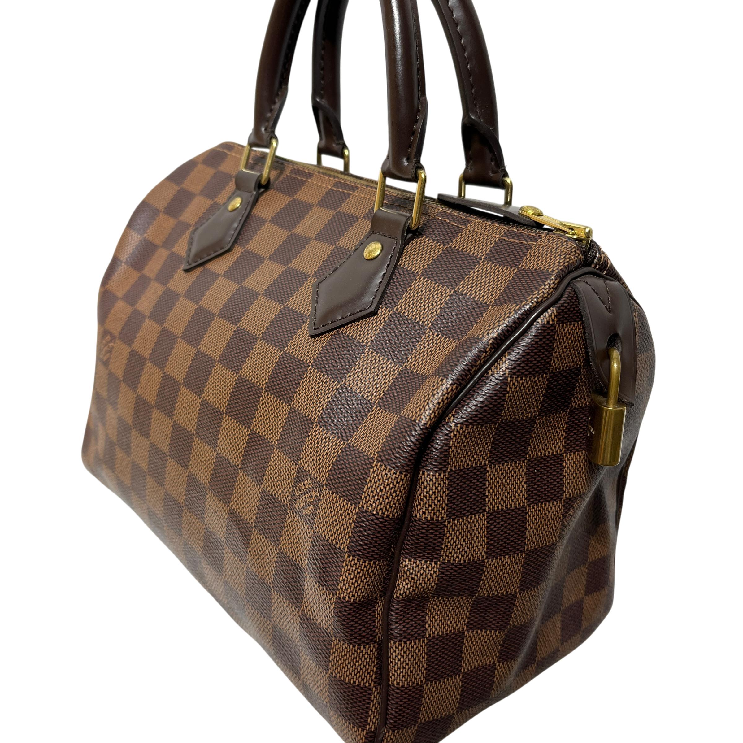 LOUIS VUITTON/Boston Bag/Monogram/Leather/BRW/Damier Speedy 25 view 3